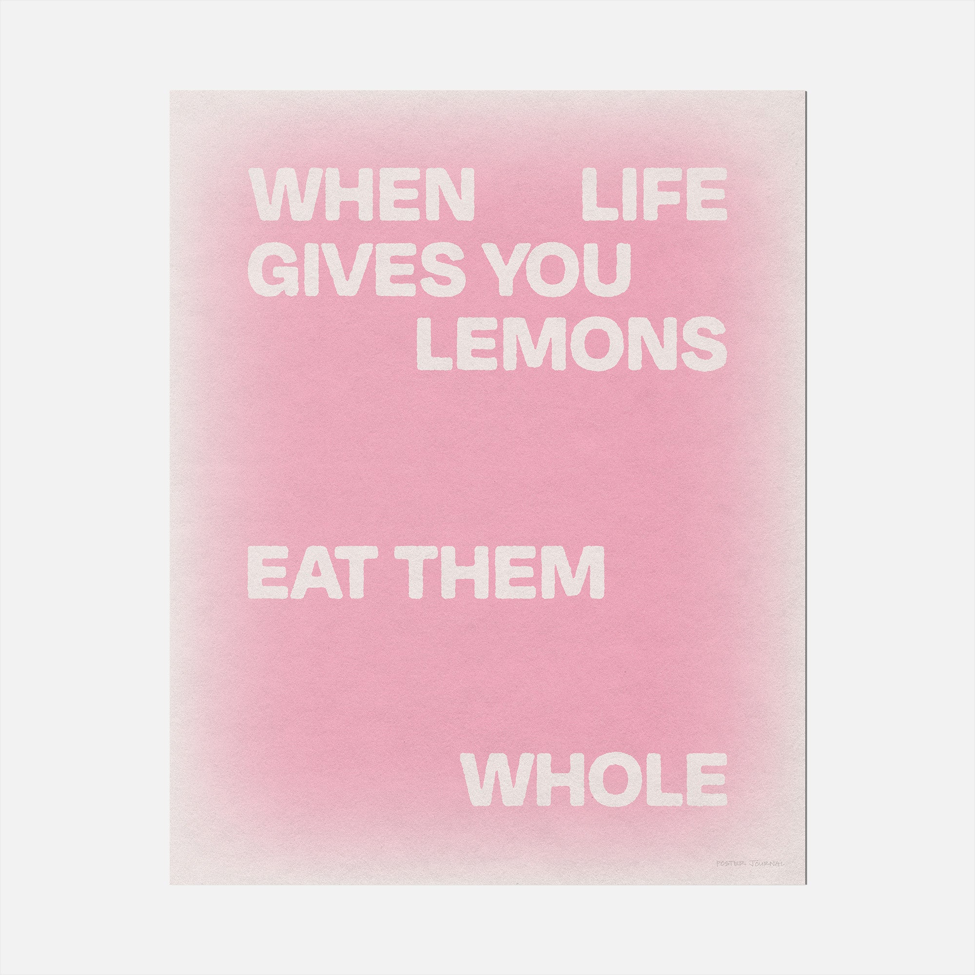 LEMONS PRINT