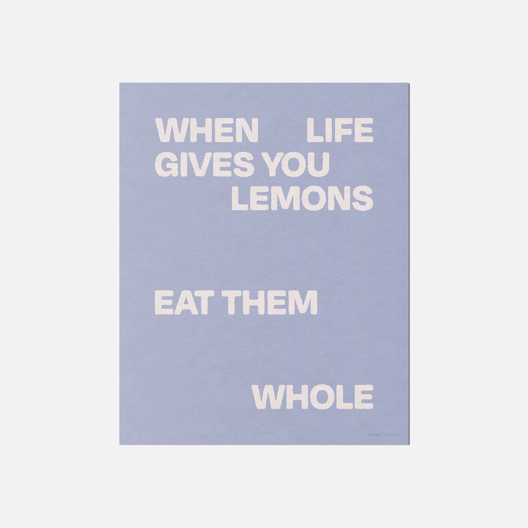 LEMONS PRINT