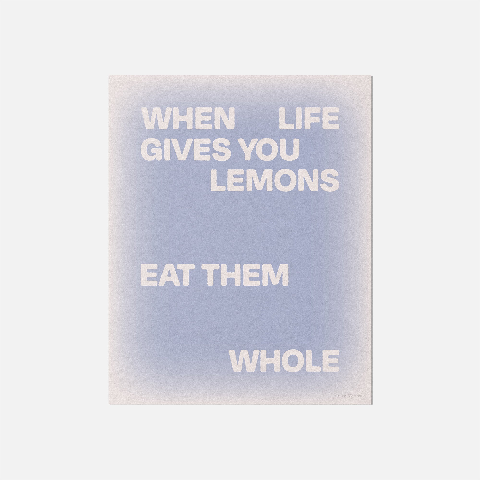 LEMONS PRINT