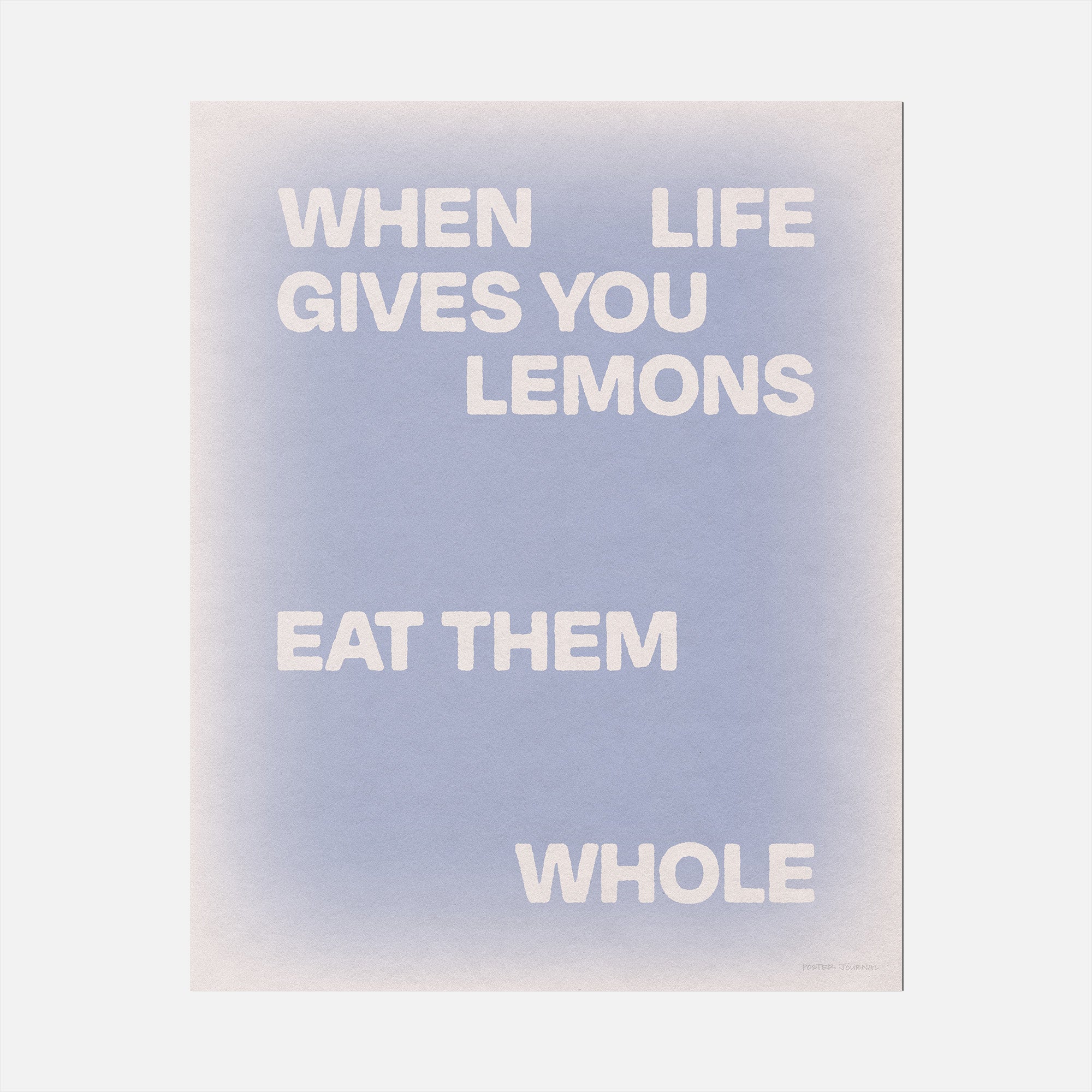 LEMONS PRINT