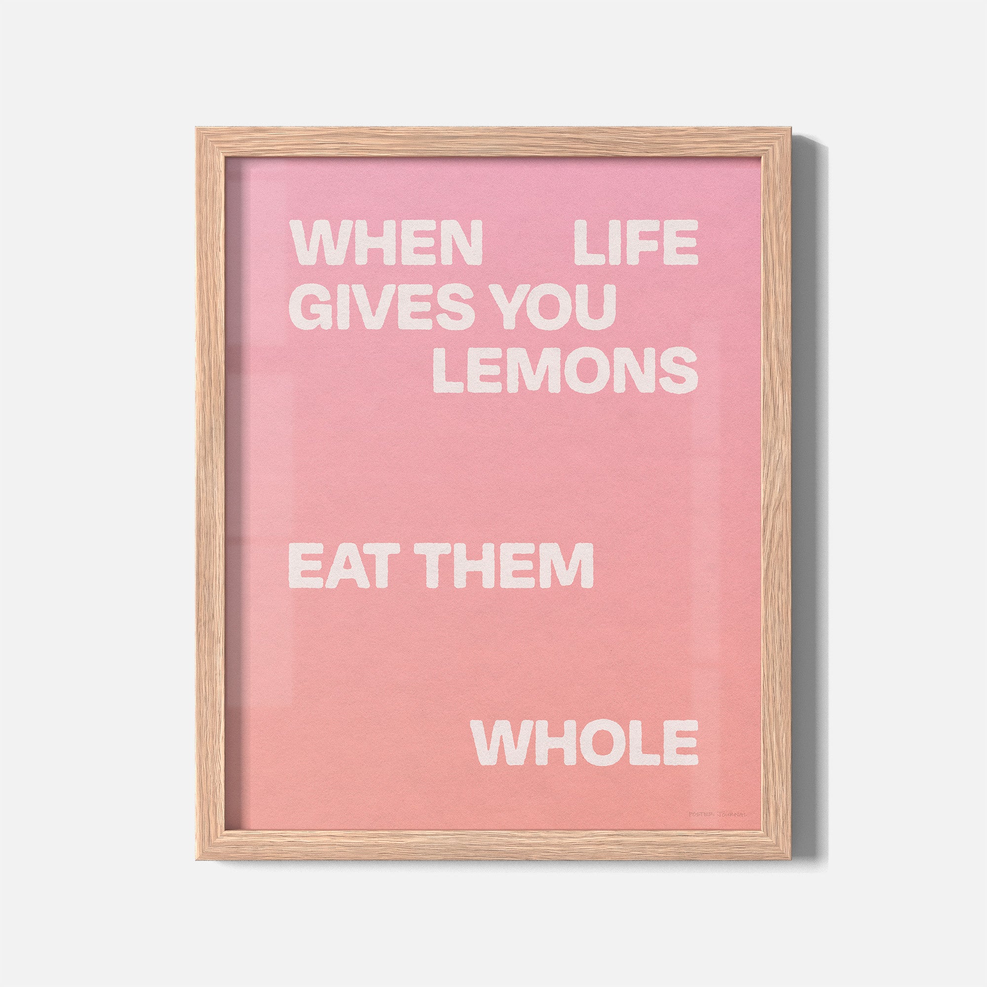 LEMONS PRINT