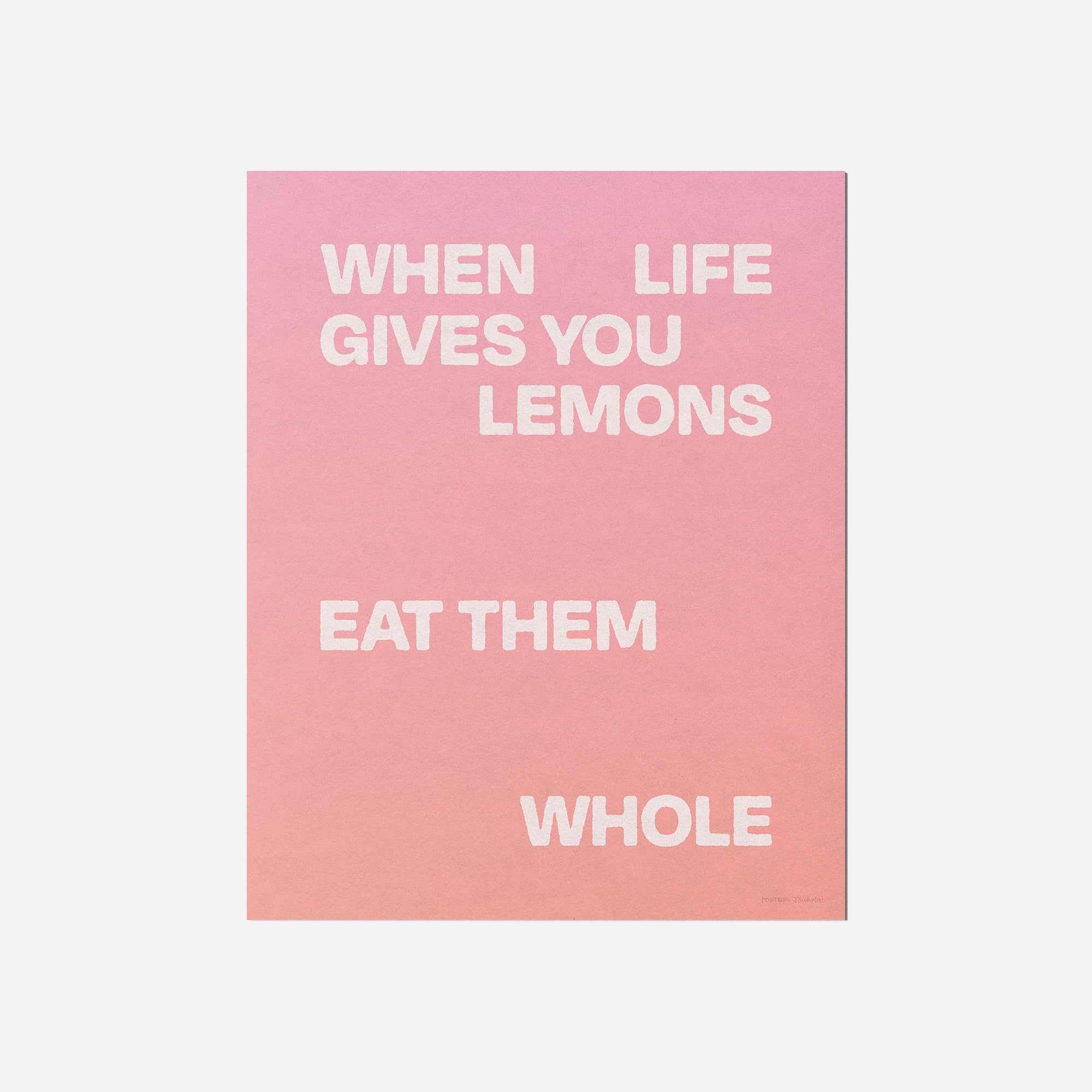 LEMONS PRINT
