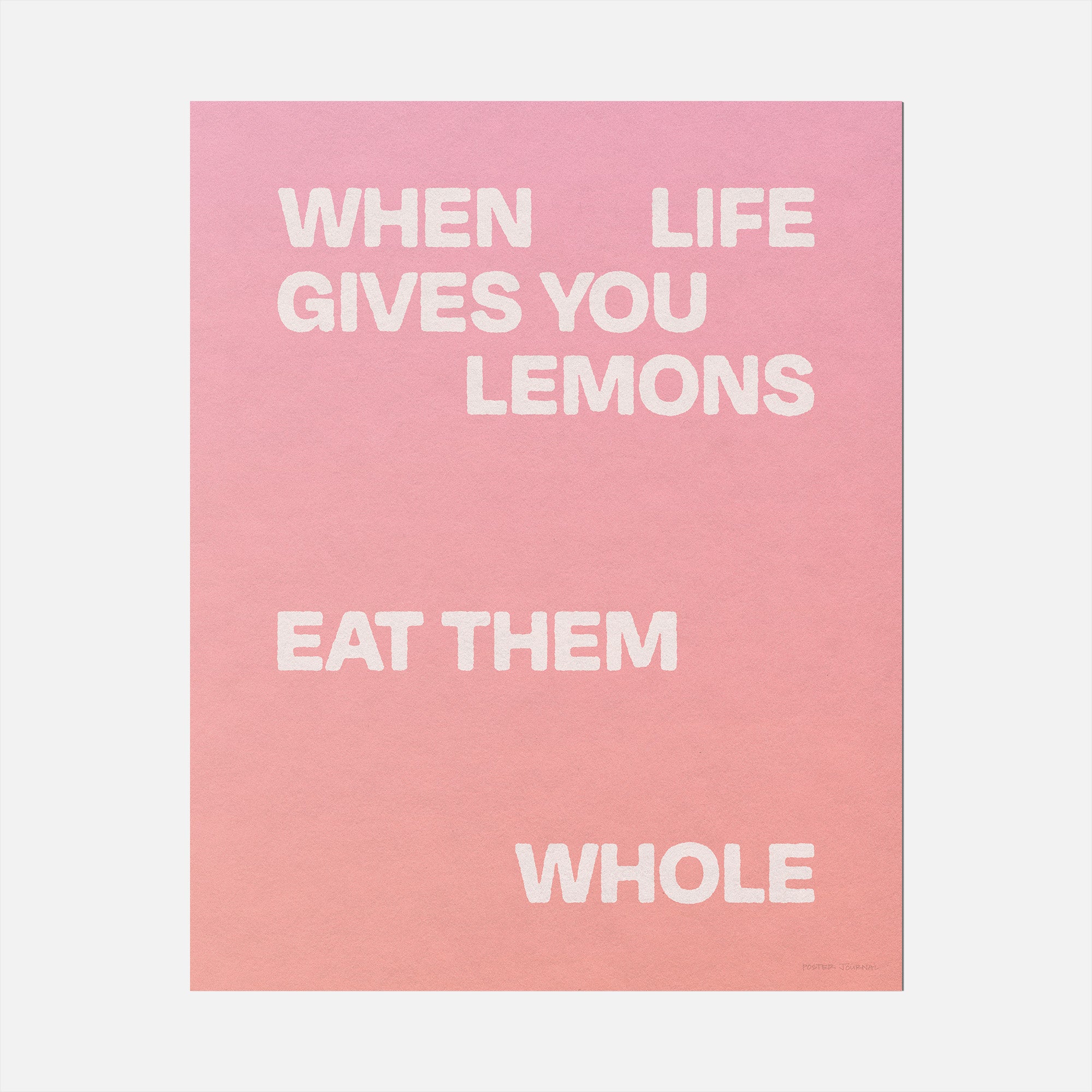 LEMONS PRINT