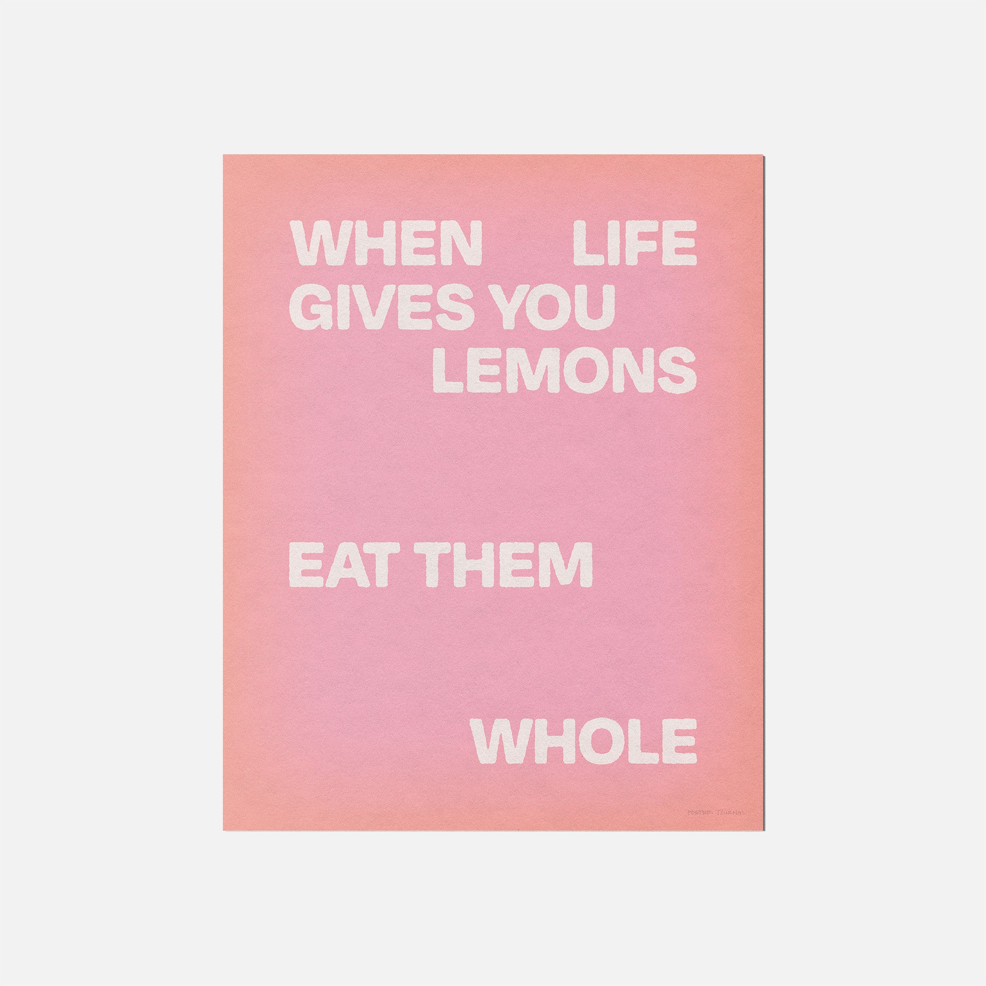 LEMONS PRINT