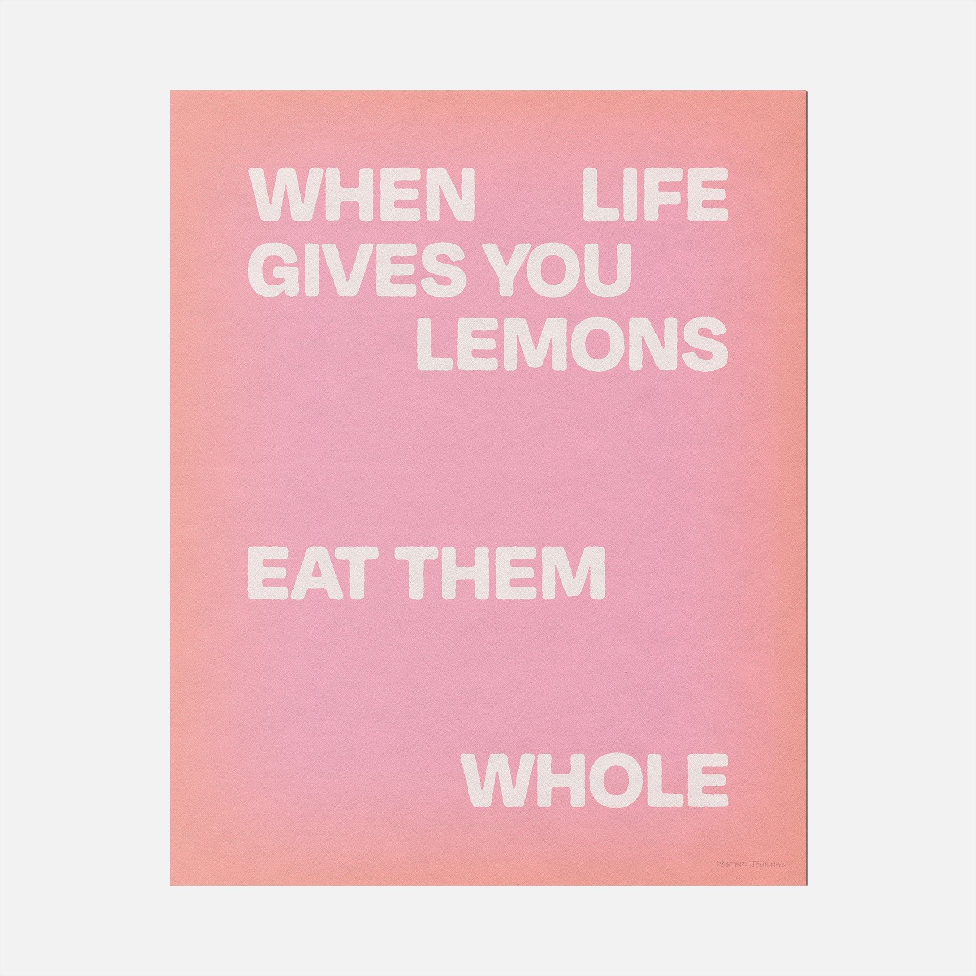 LEMONS PRINT