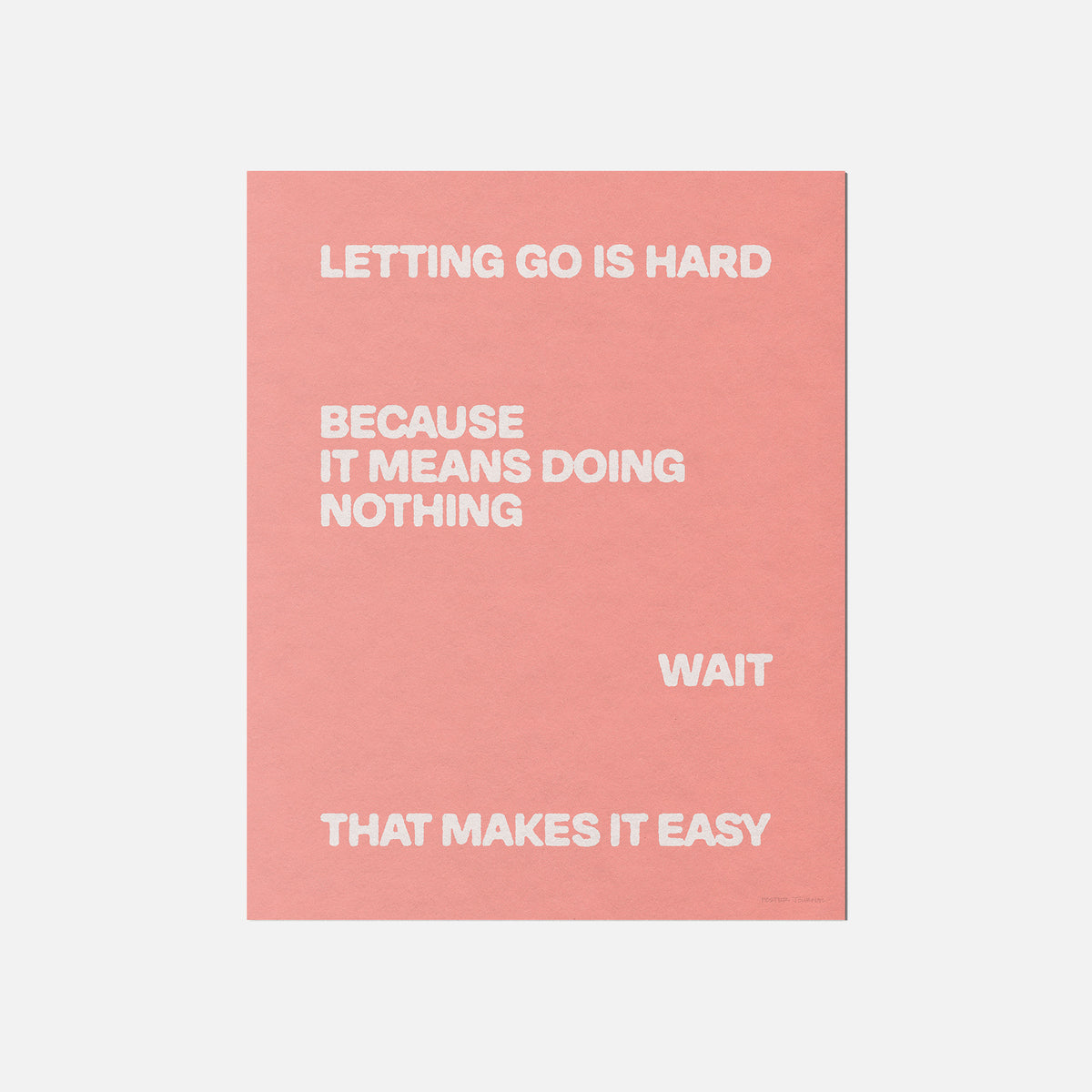LETTING PRINT
