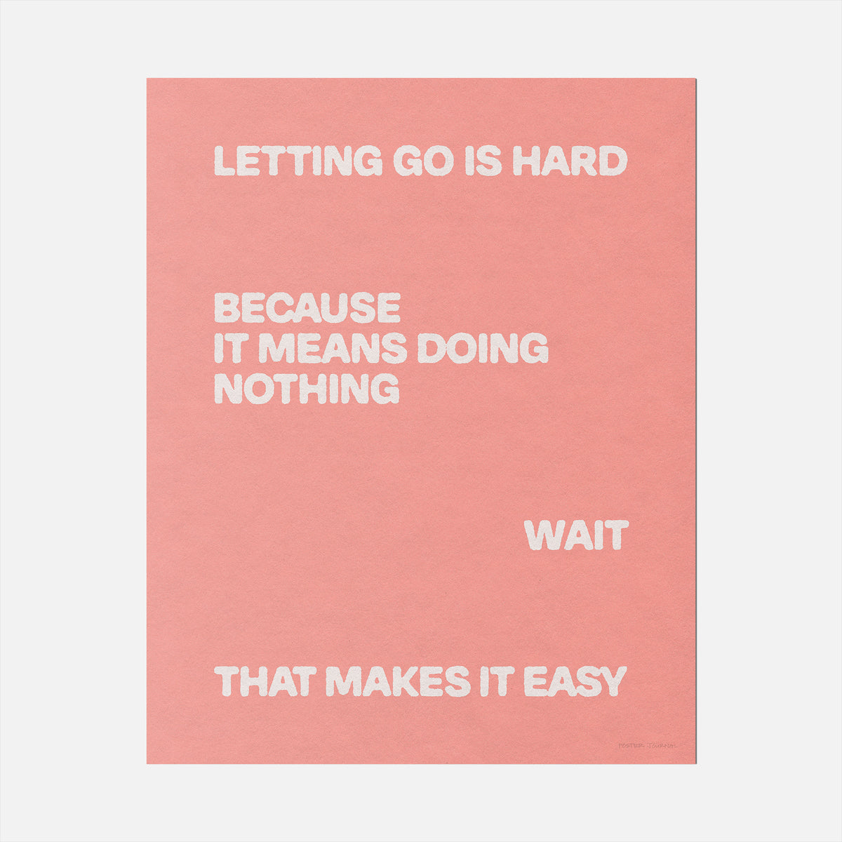 LETTING PRINT