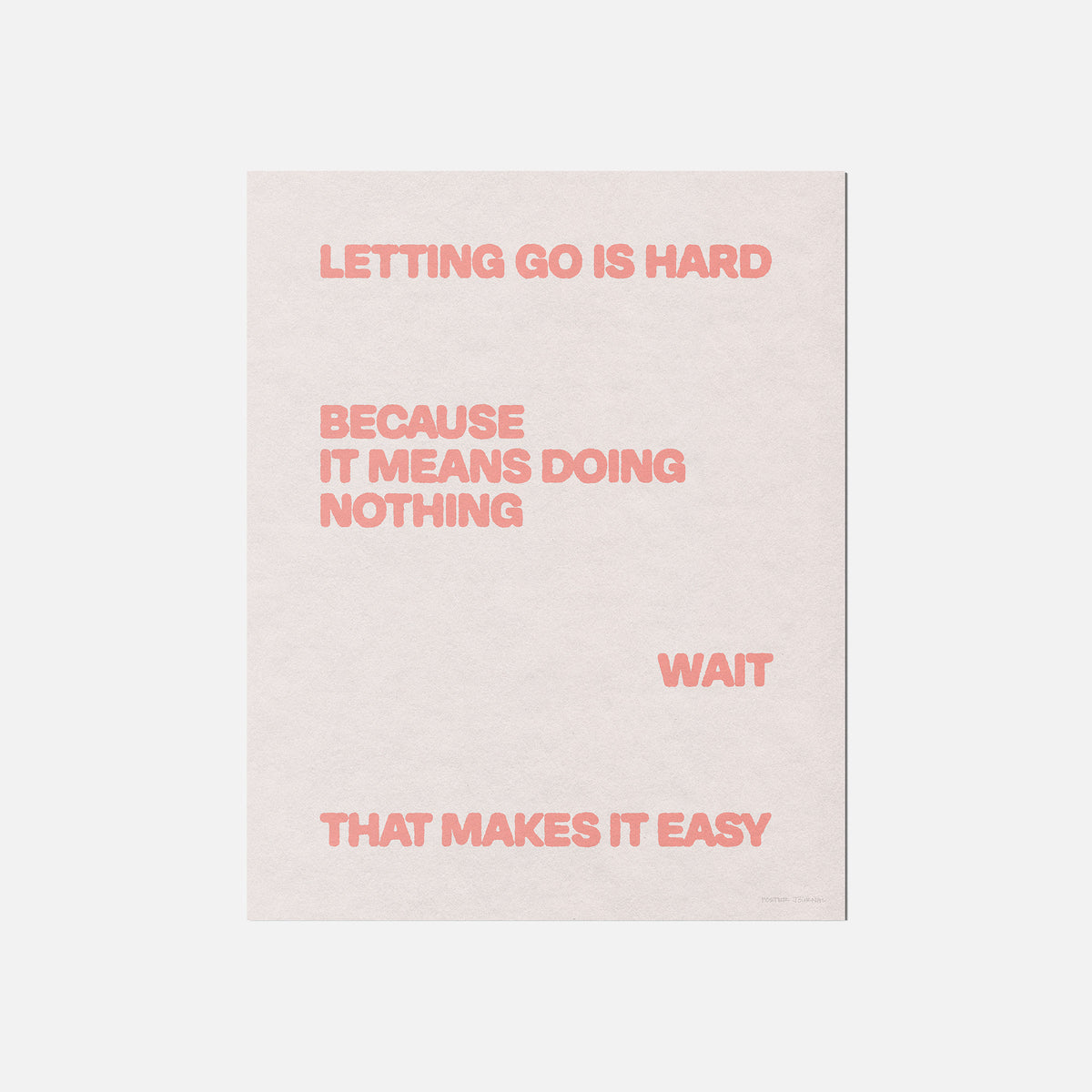 LETTING PRINT