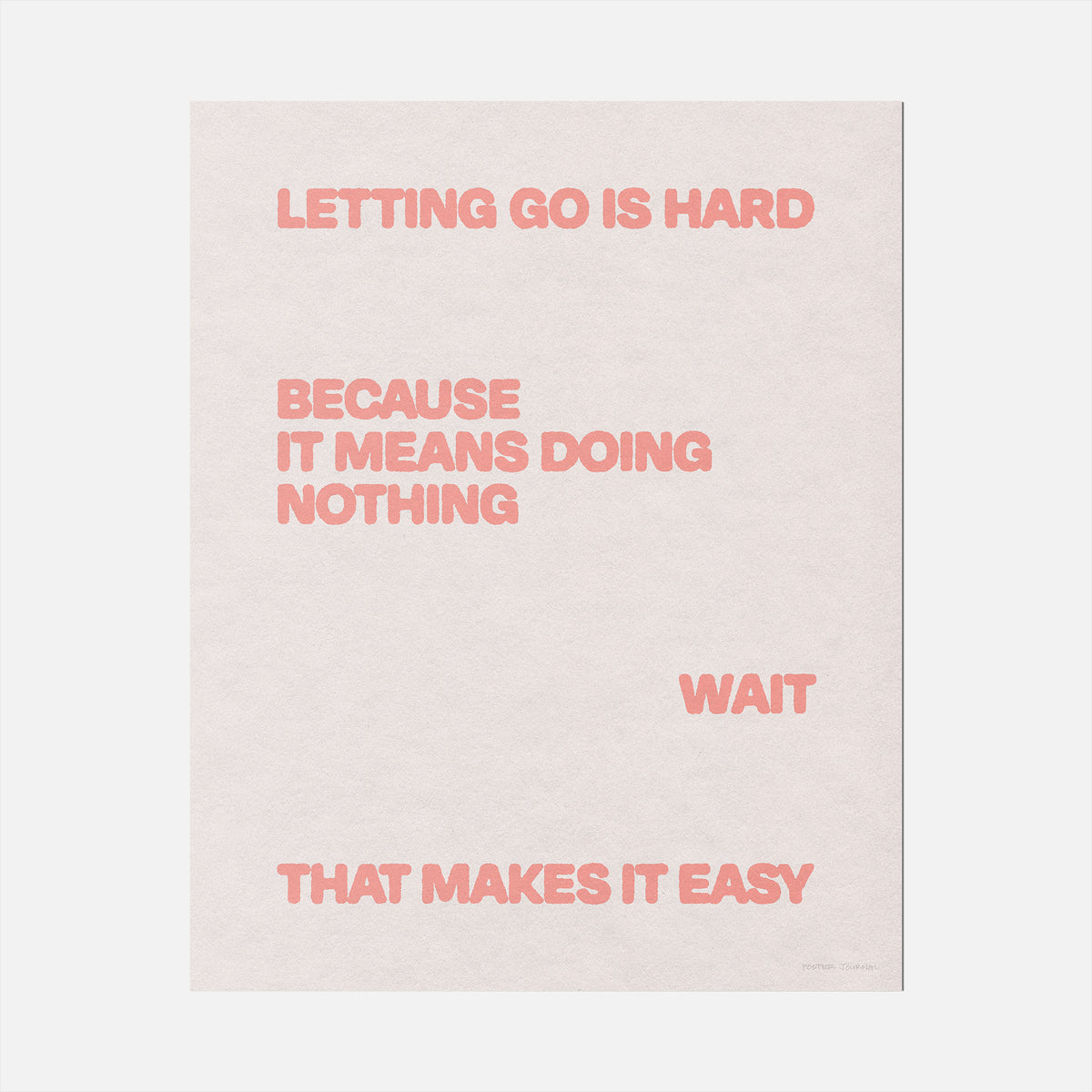 LETTING PRINT