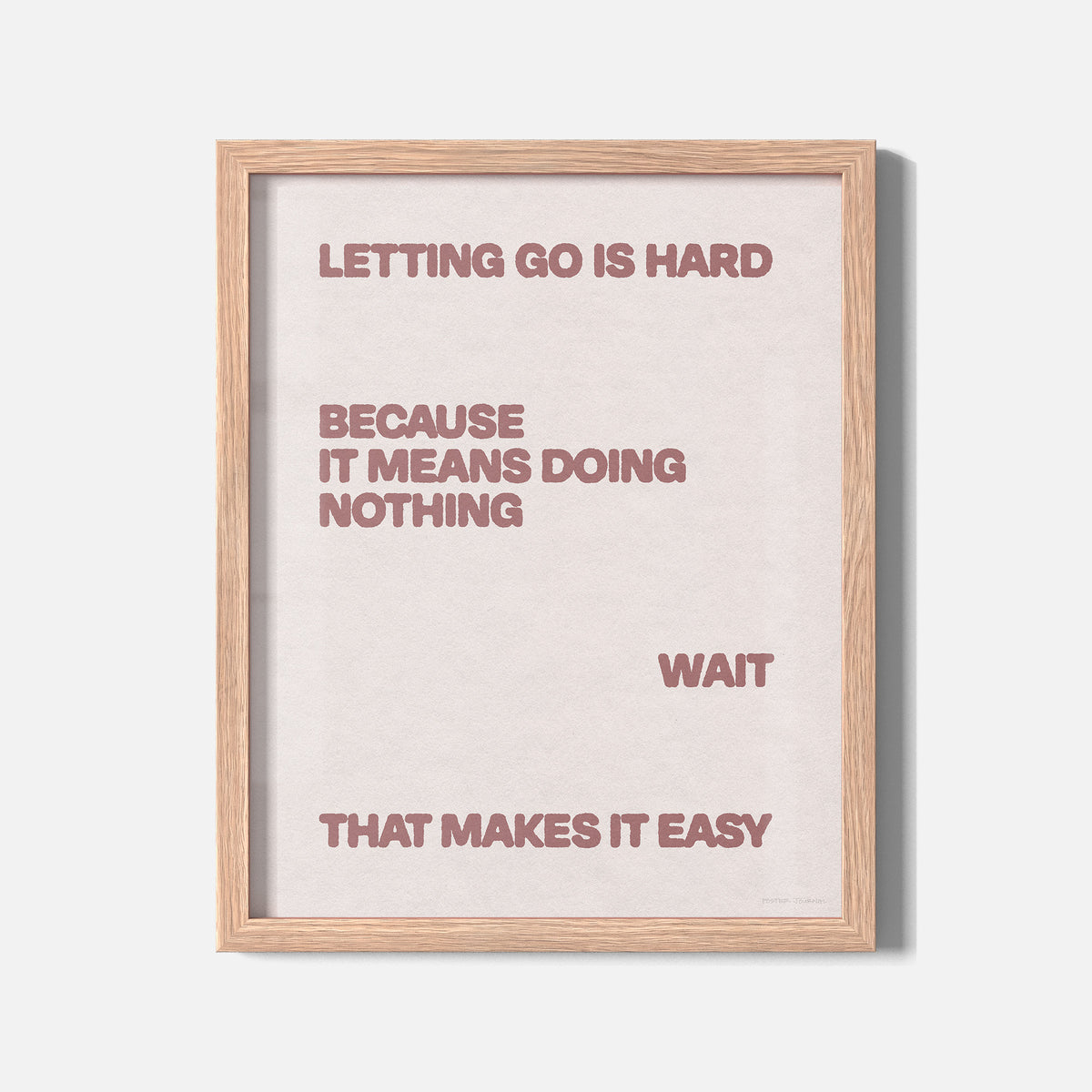 LETTING PRINT