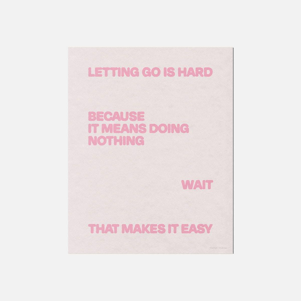 LETTING PRINT