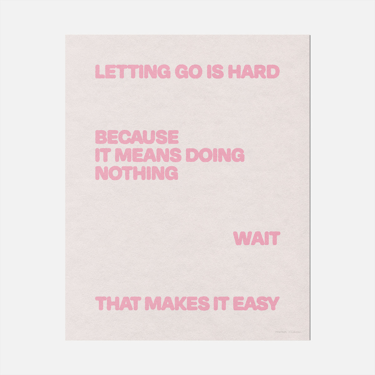 LETTING PRINT