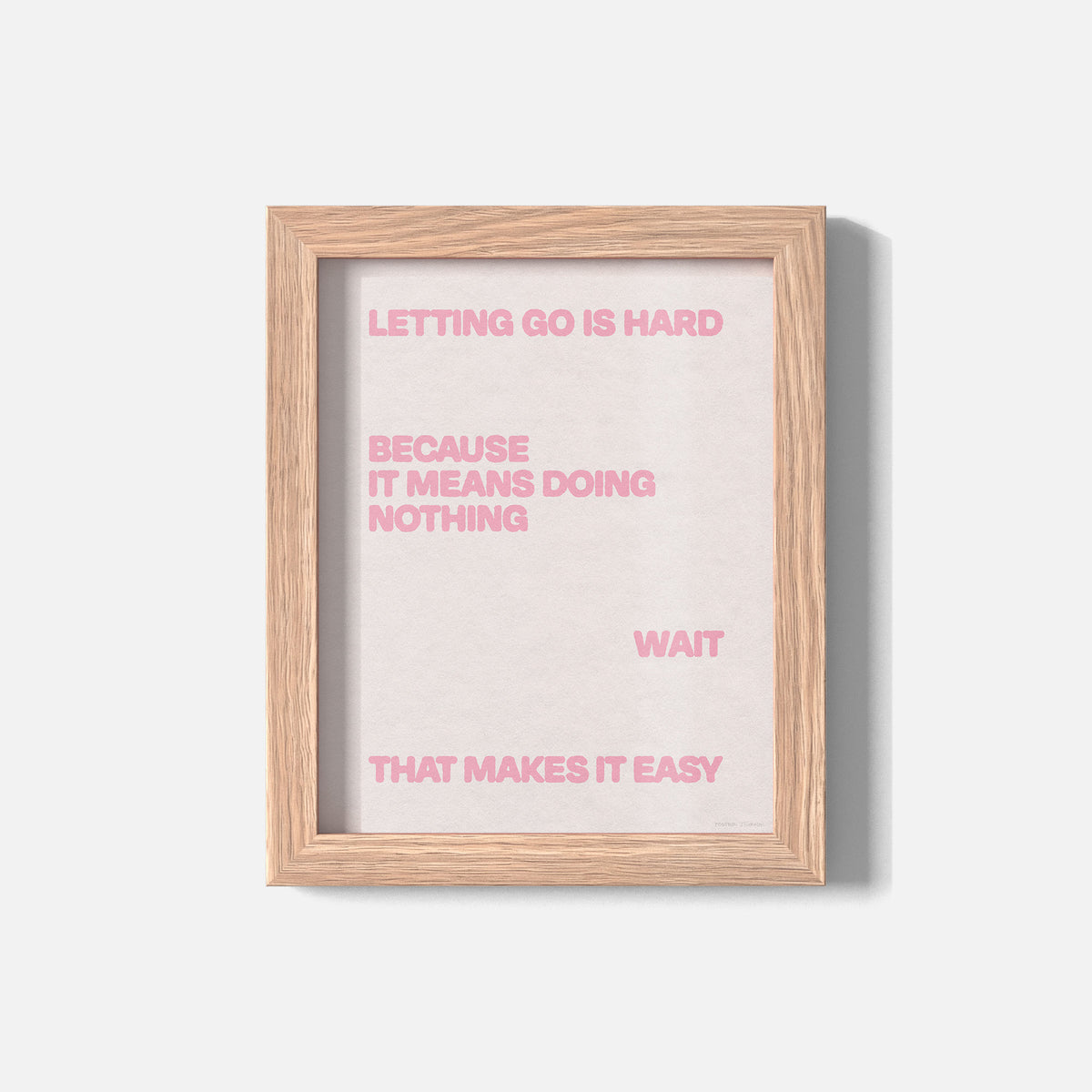 LETTING PRINT