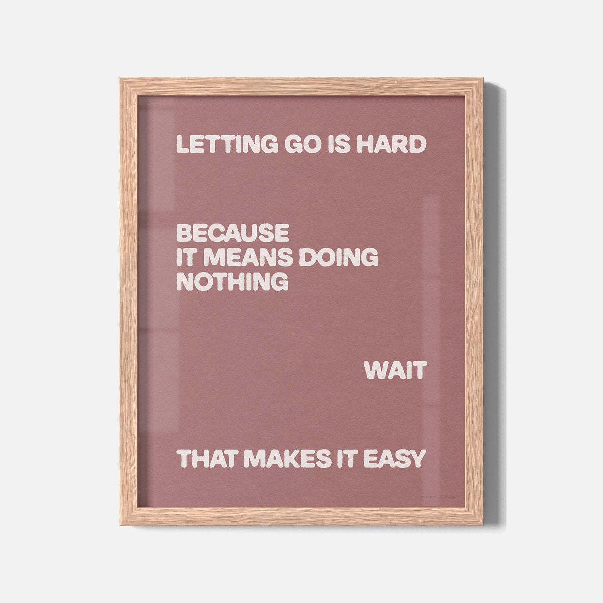 LETTING PRINT