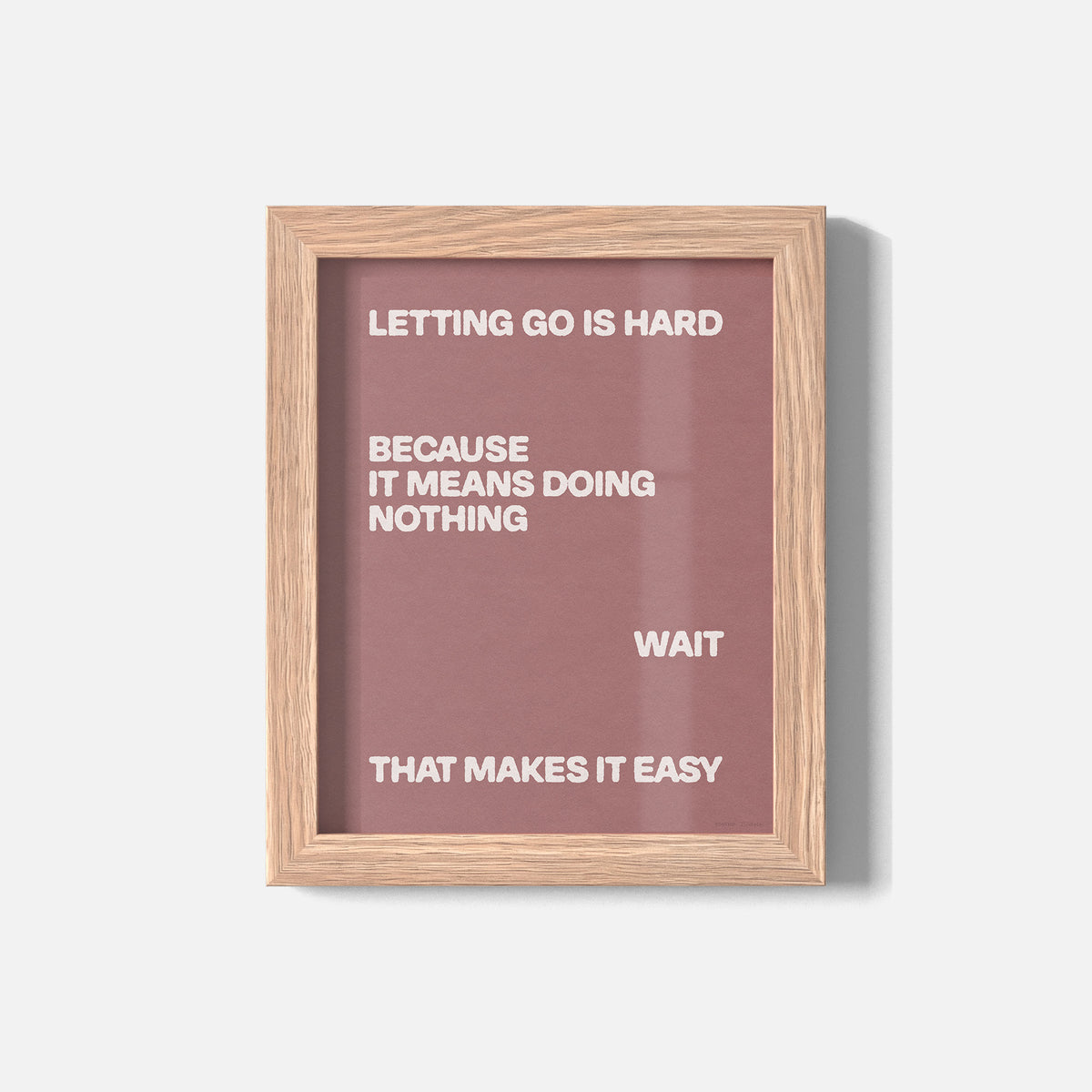 LETTING PRINT