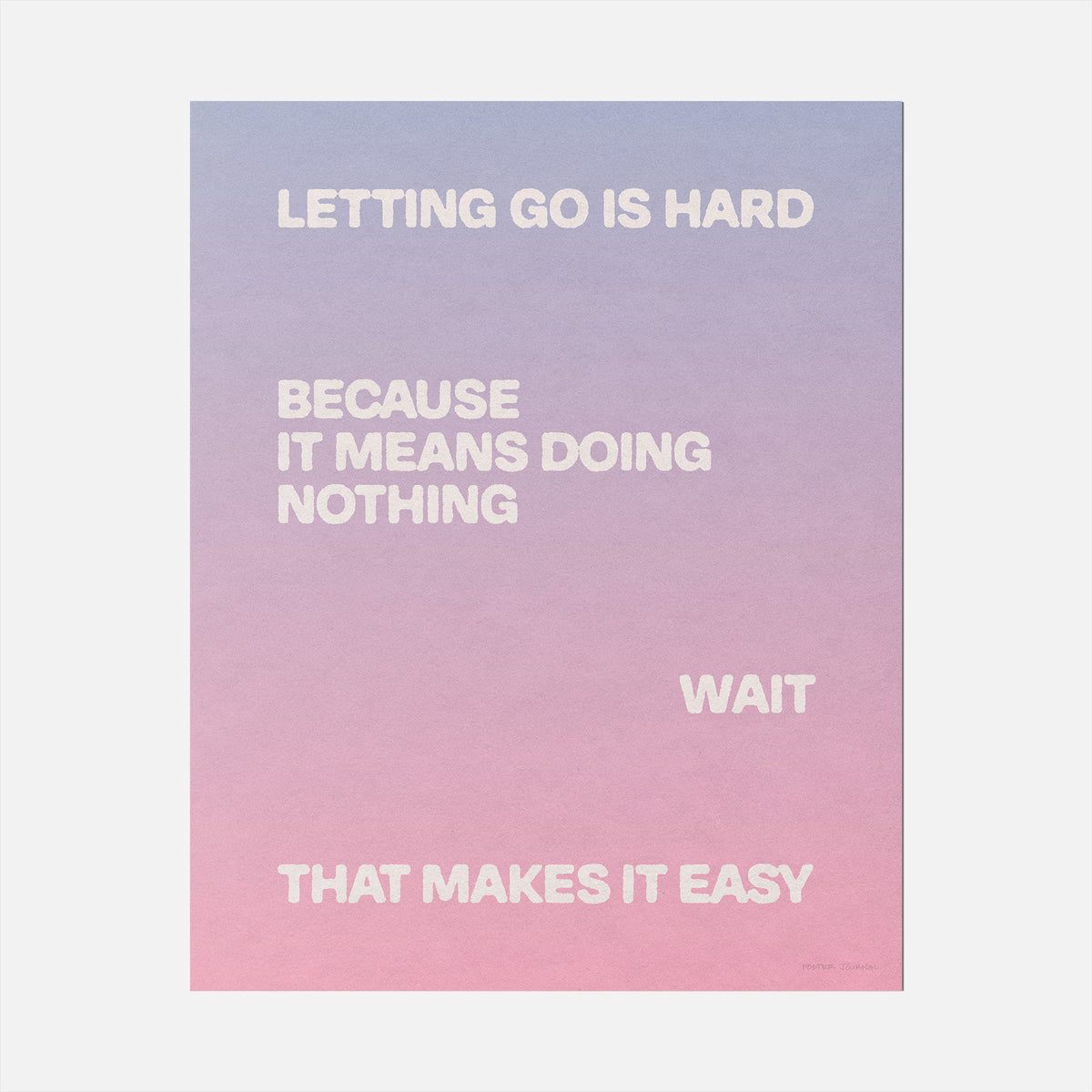 LETTING PRINT