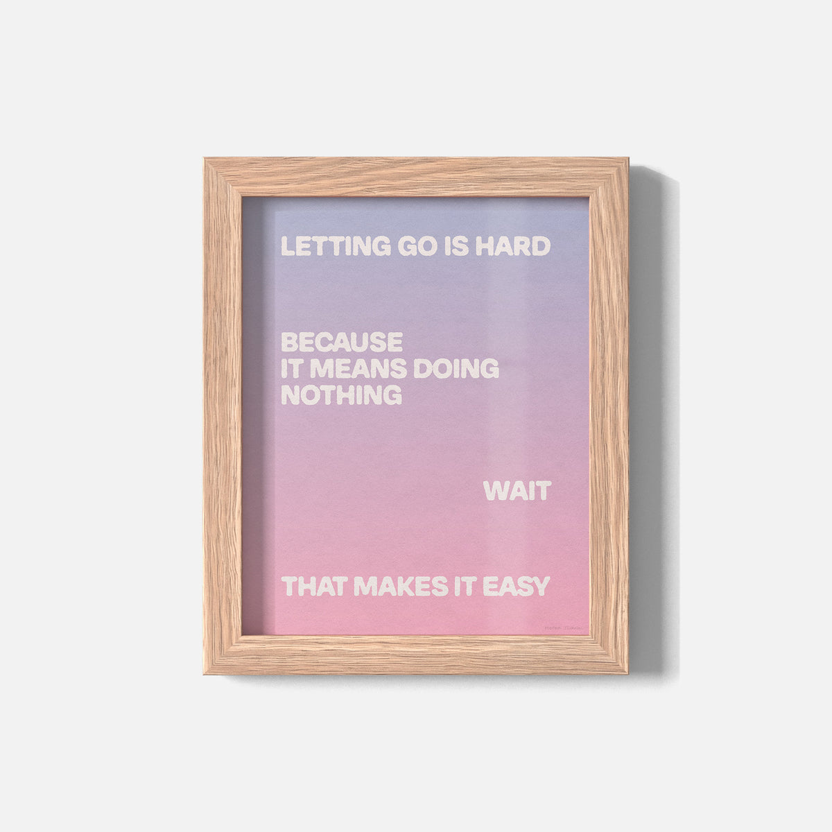 LETTING PRINT