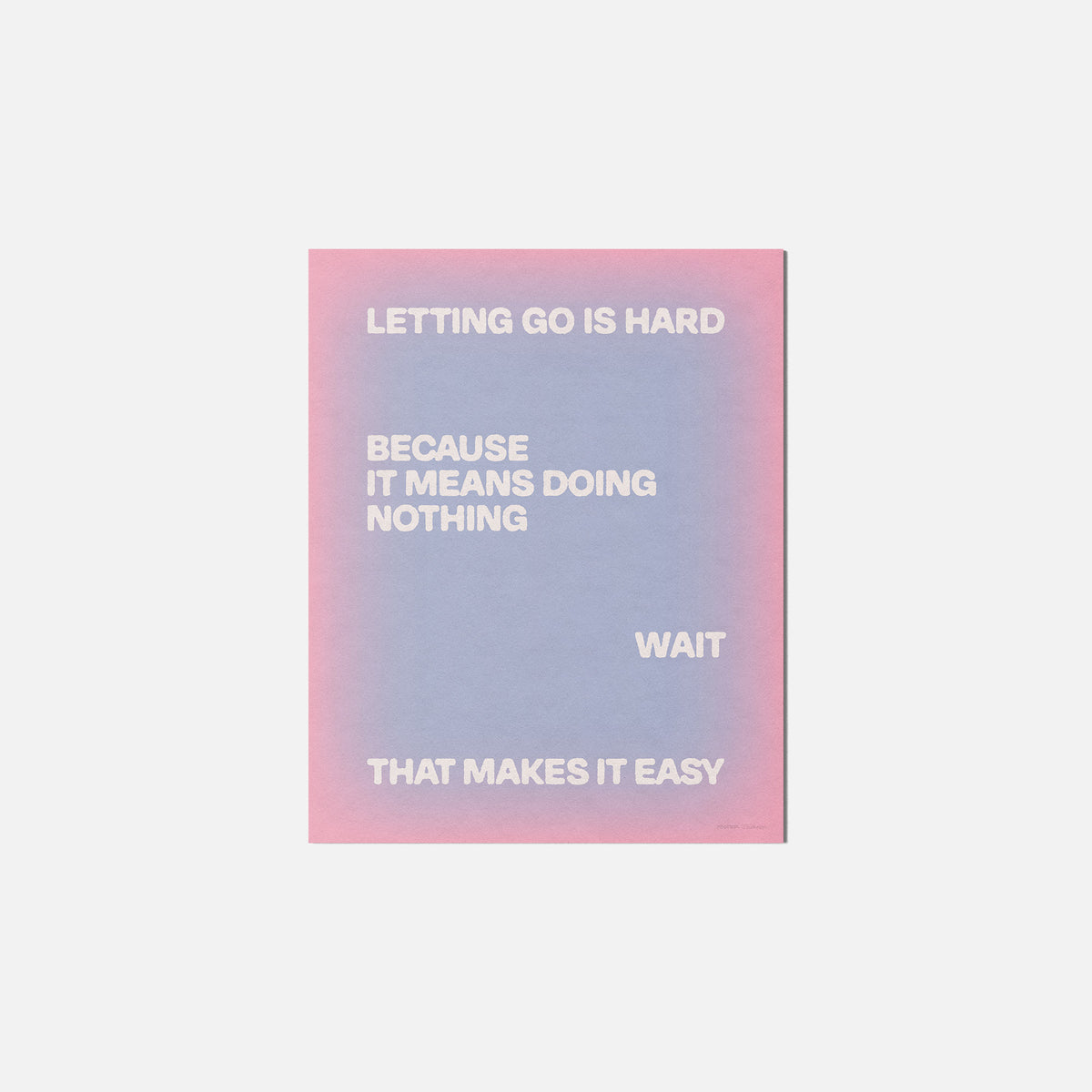 LETTING PRINT