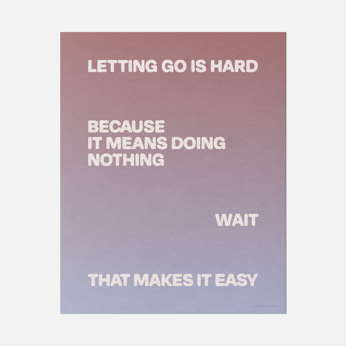 LETTING PRINT