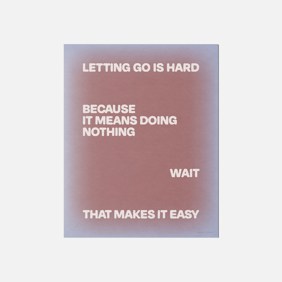LETTING PRINT