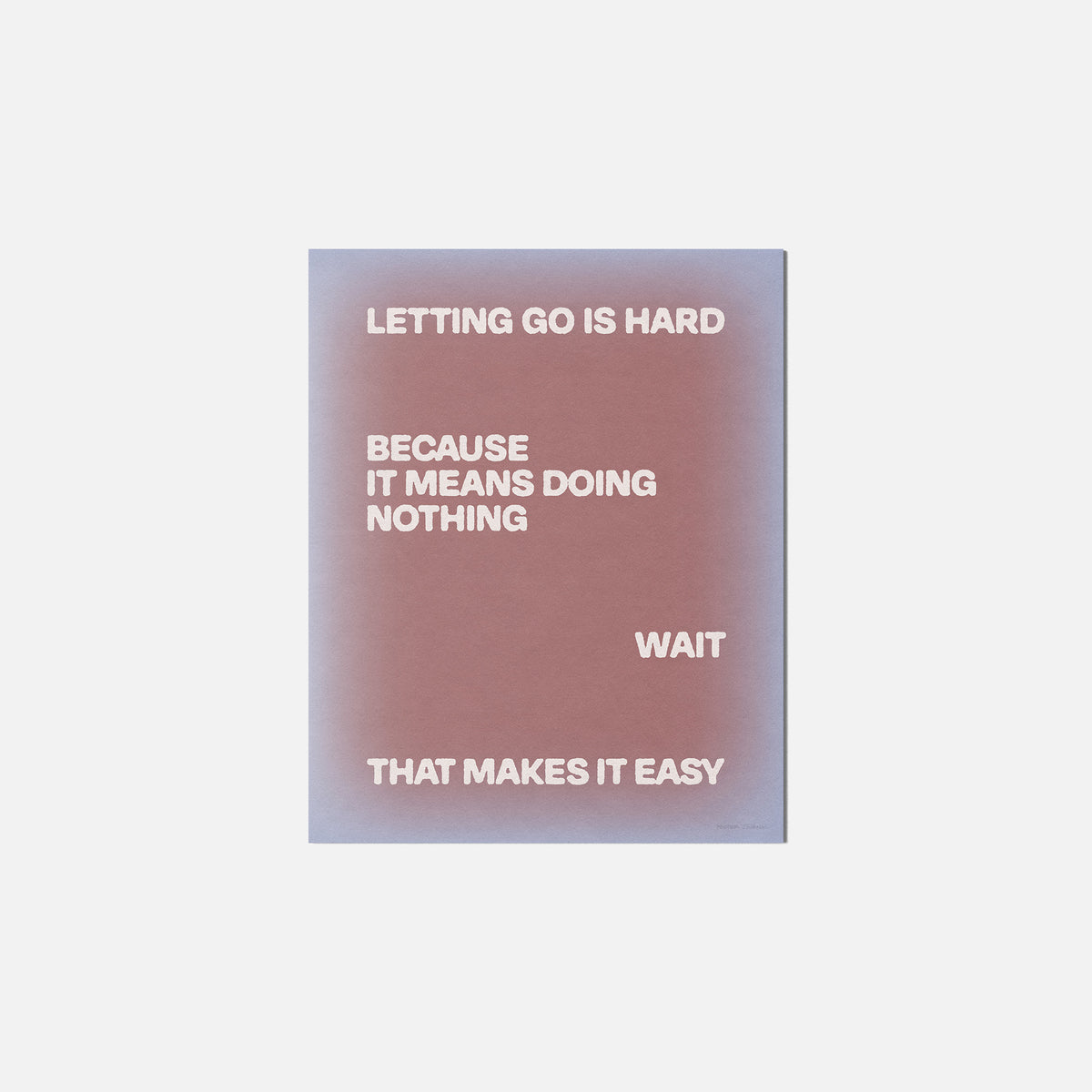 LETTING PRINT