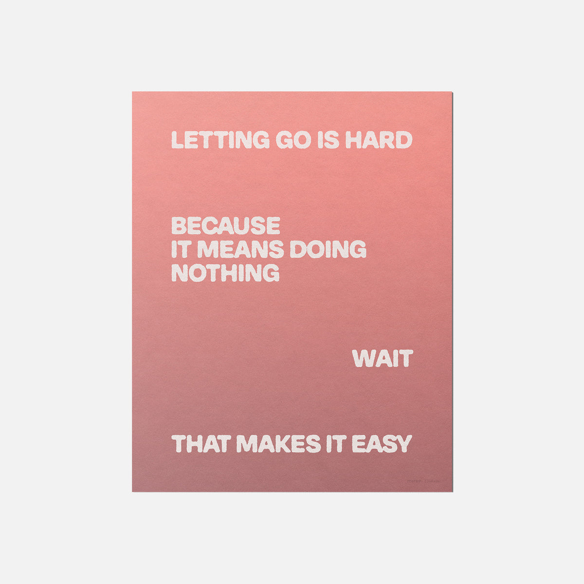 LETTING PRINT