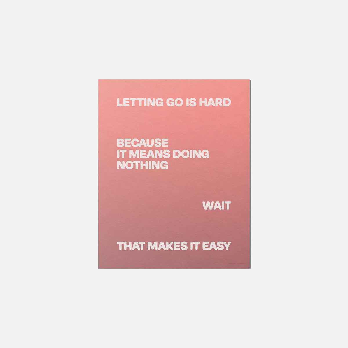 LETTING PRINT