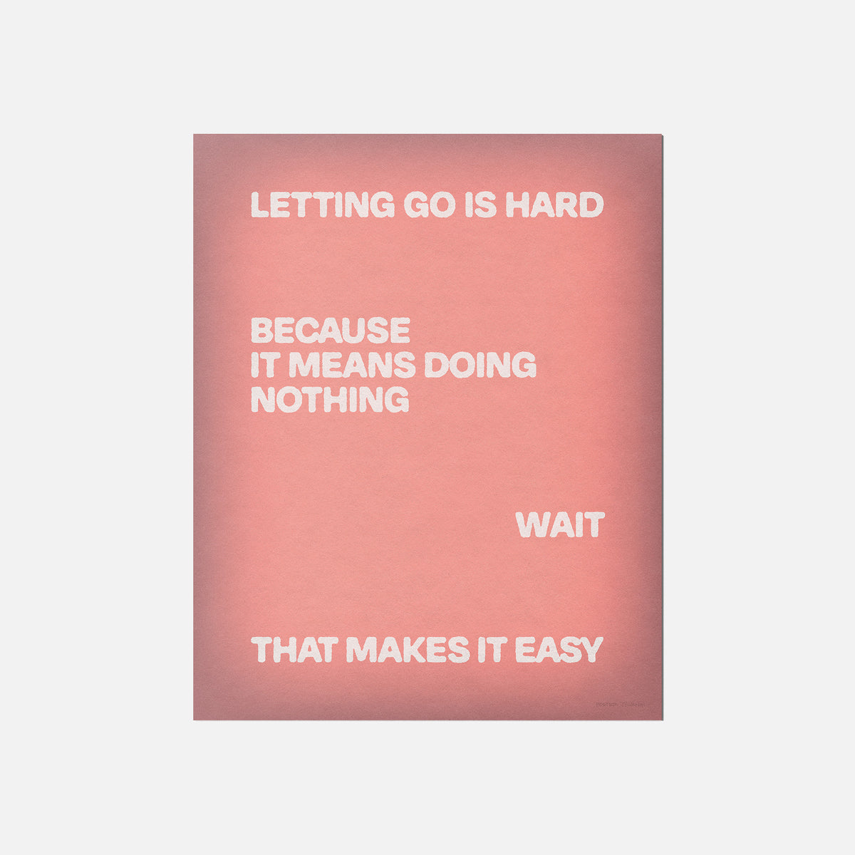 LETTING PRINT