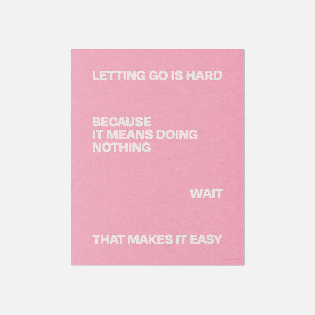 LETTING PRINT