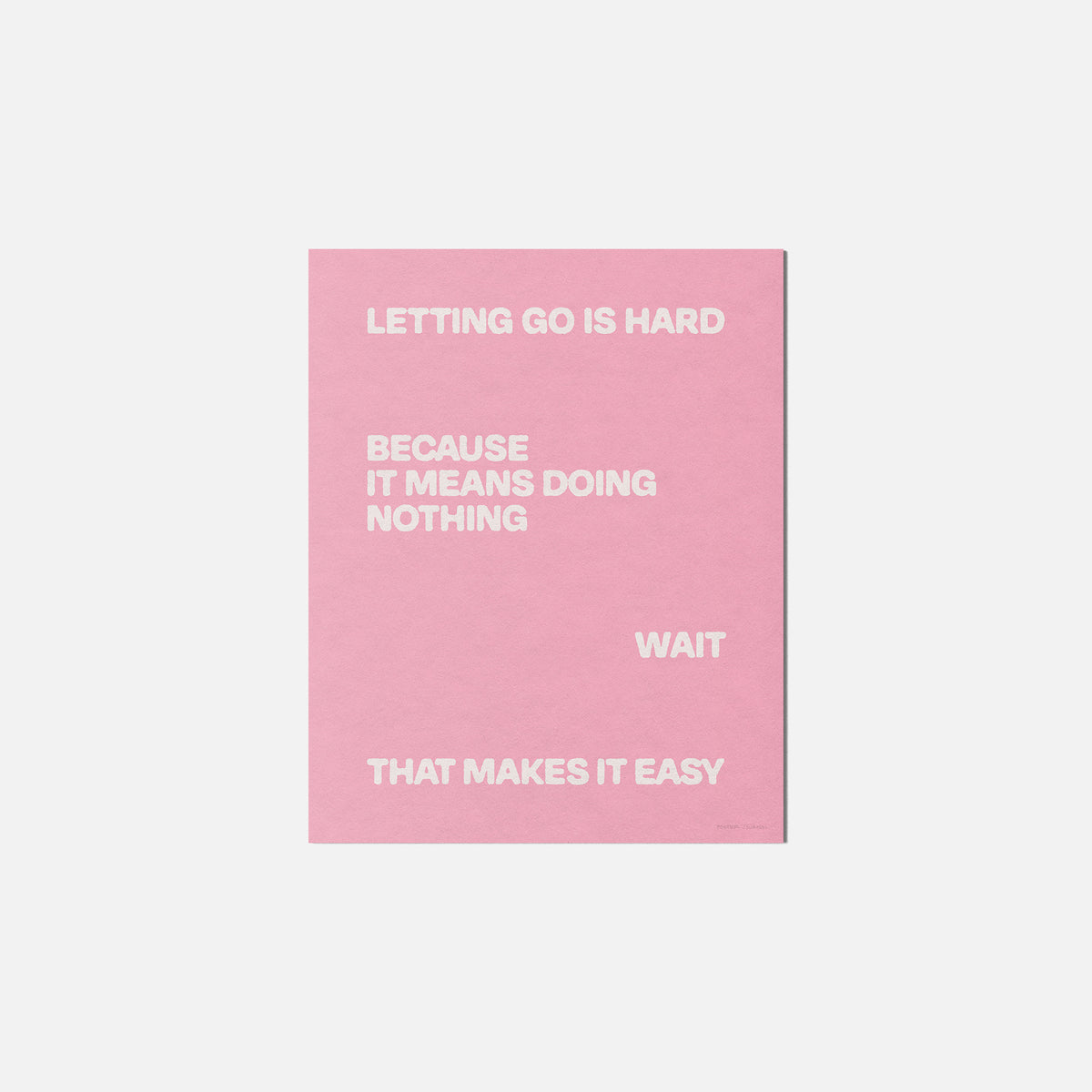 LETTING PRINT