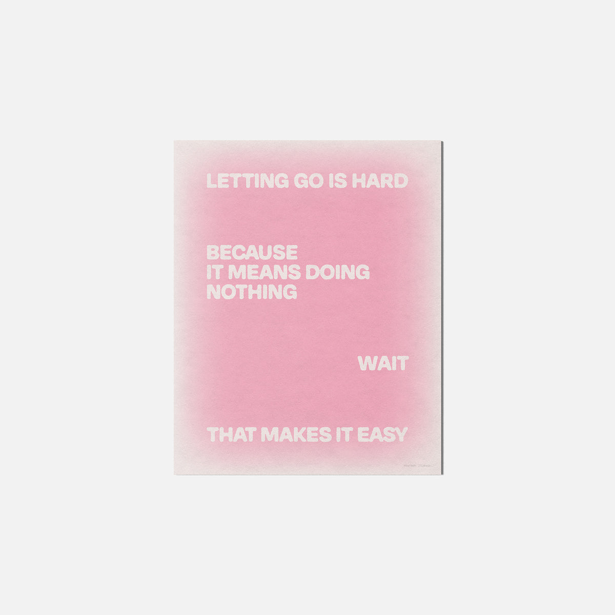 LETTING PRINT