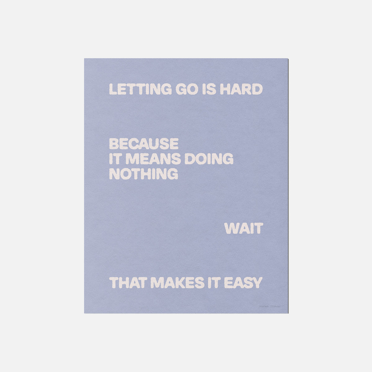 LETTING PRINT