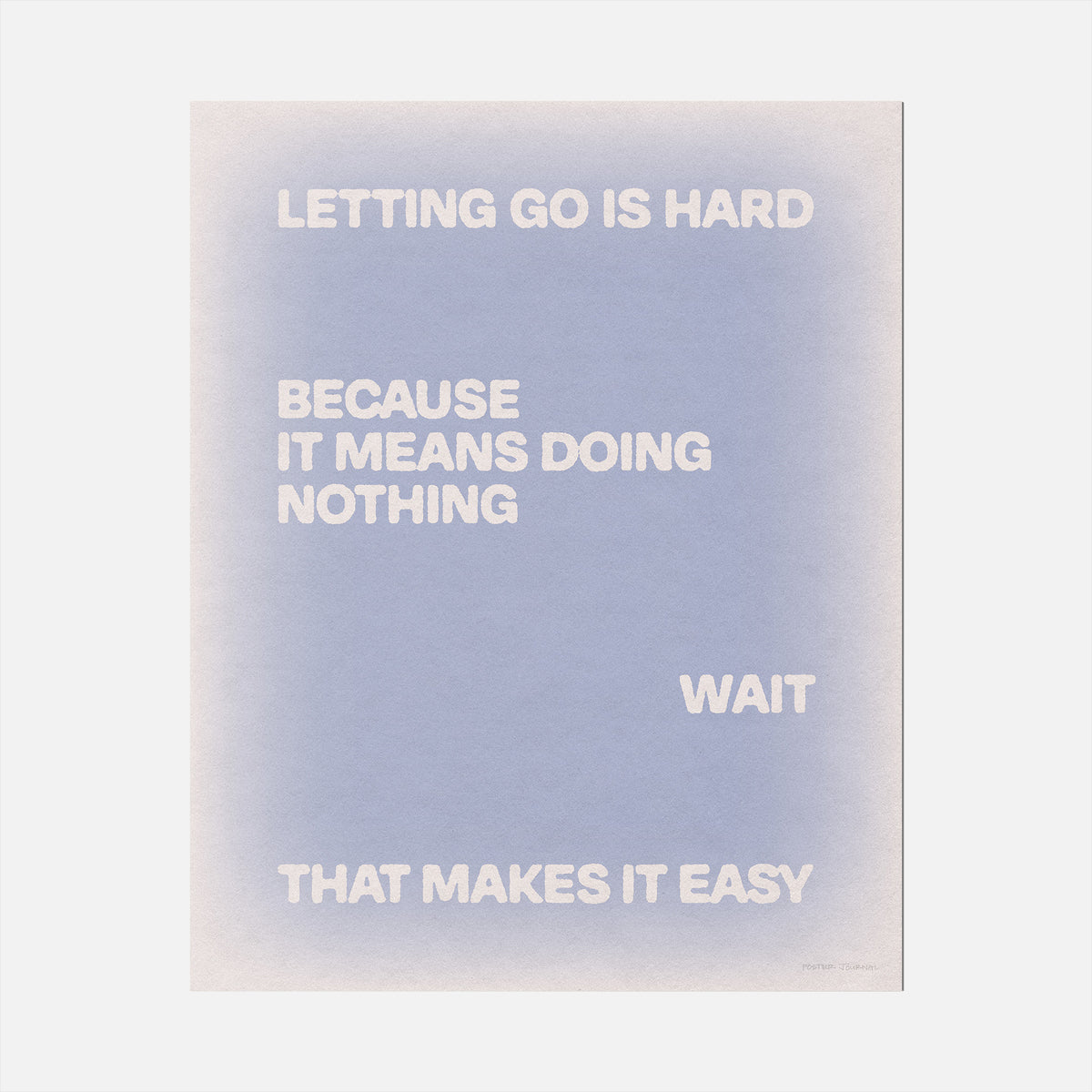 LETTING PRINT