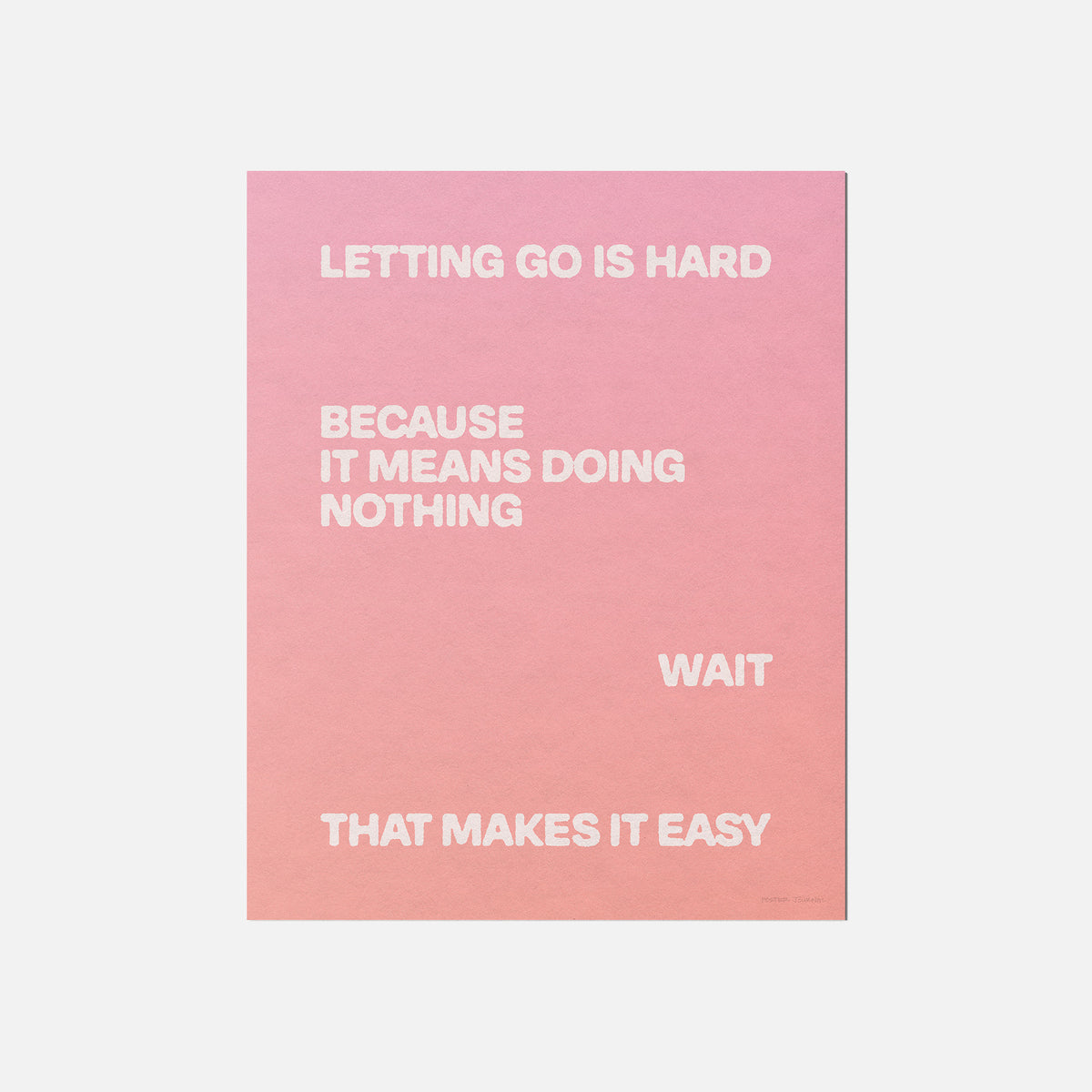 LETTING PRINT