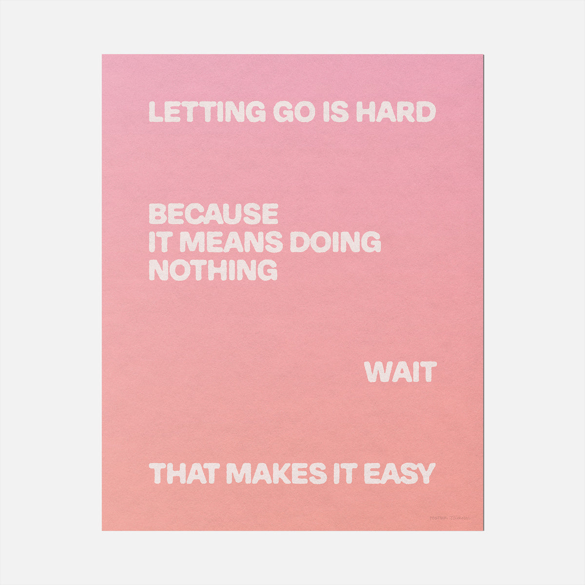 LETTING PRINT