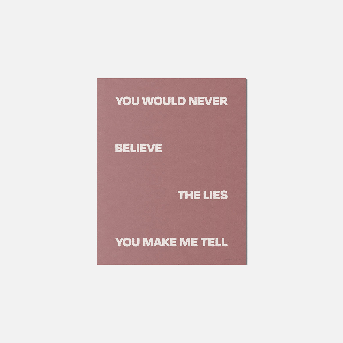 LIES PRINT