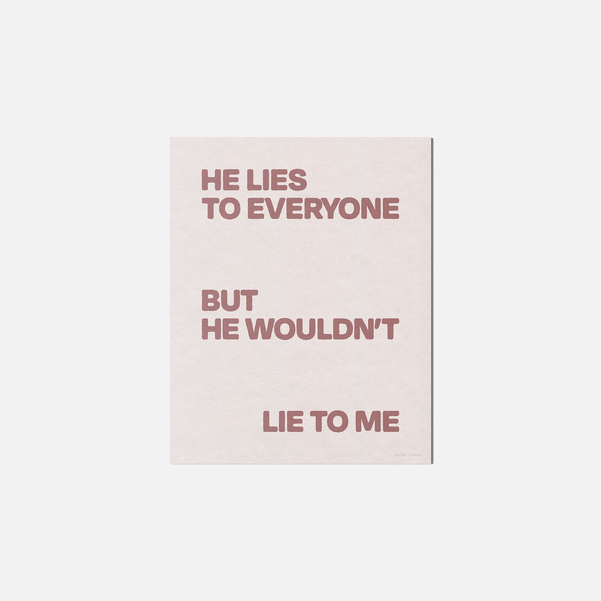 LIE PRINT