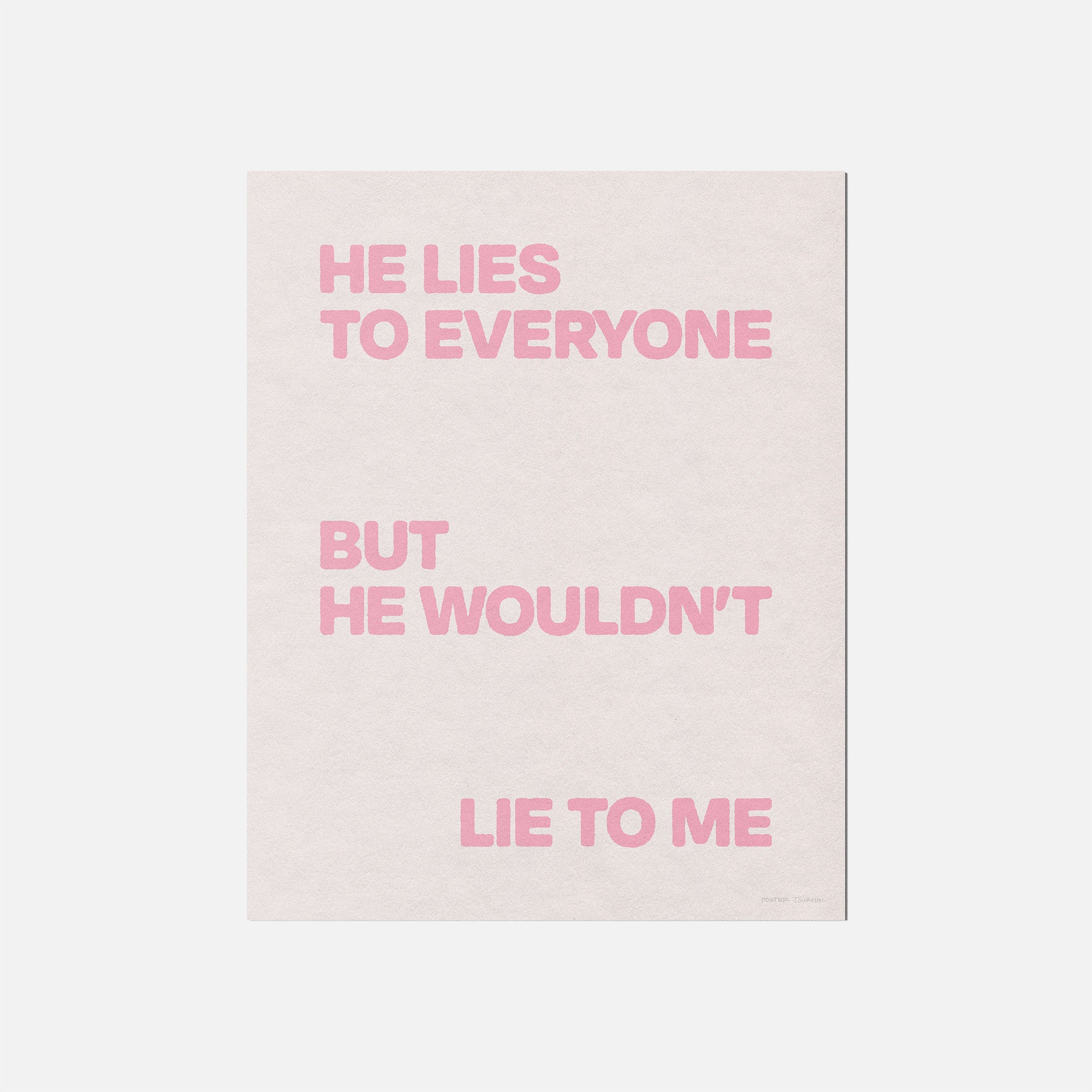 LIE PRINT