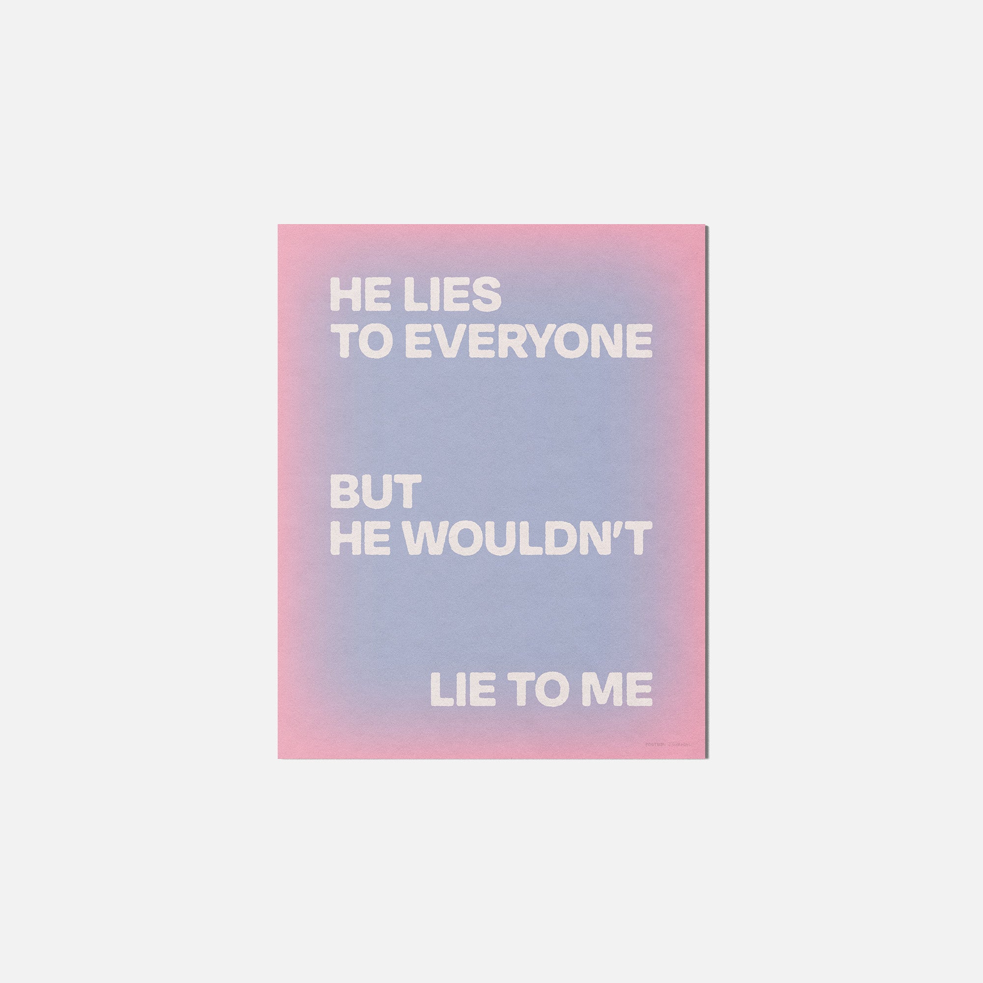 LIE PRINT