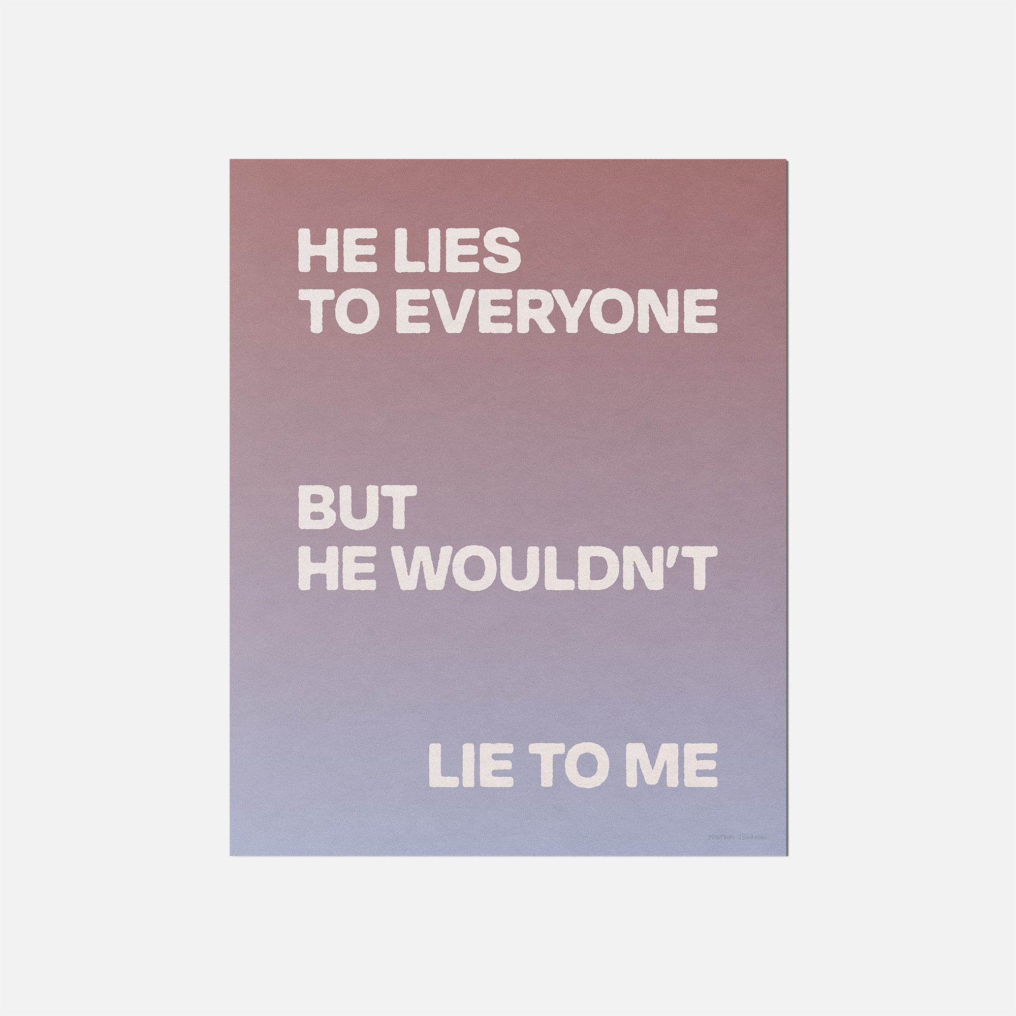 LIE PRINT