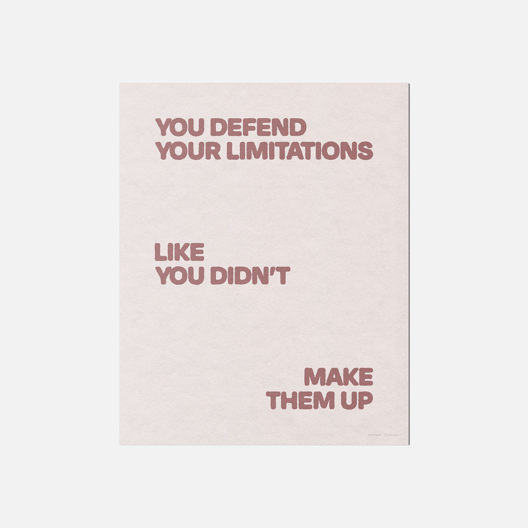 LIMITATIONS PRINT