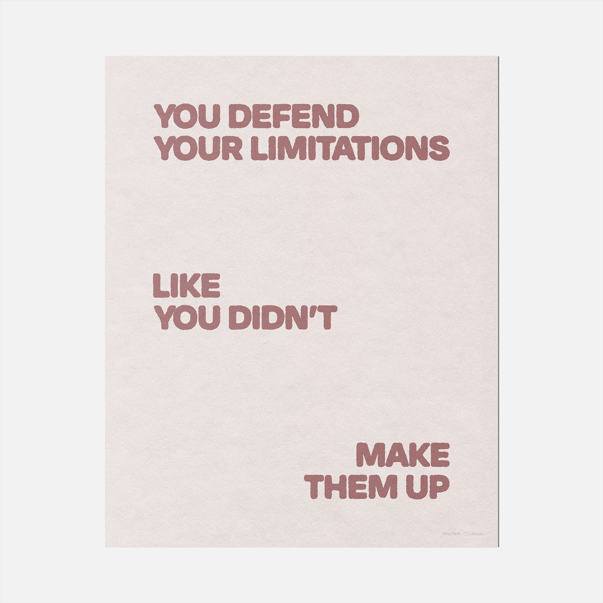 LIMITATIONS PRINT