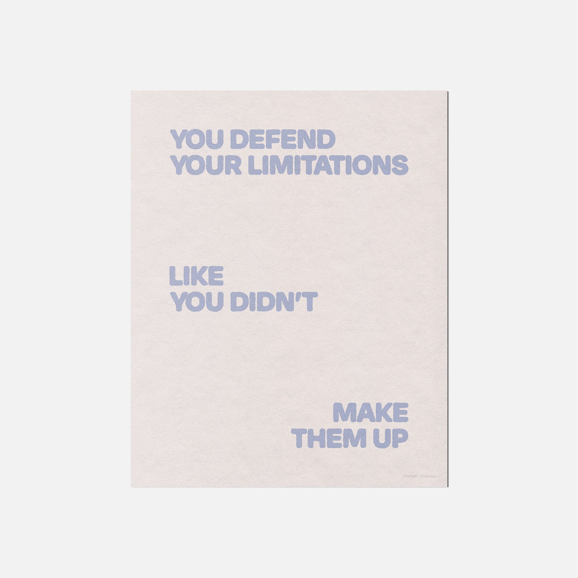 LIMITATIONS PRINT