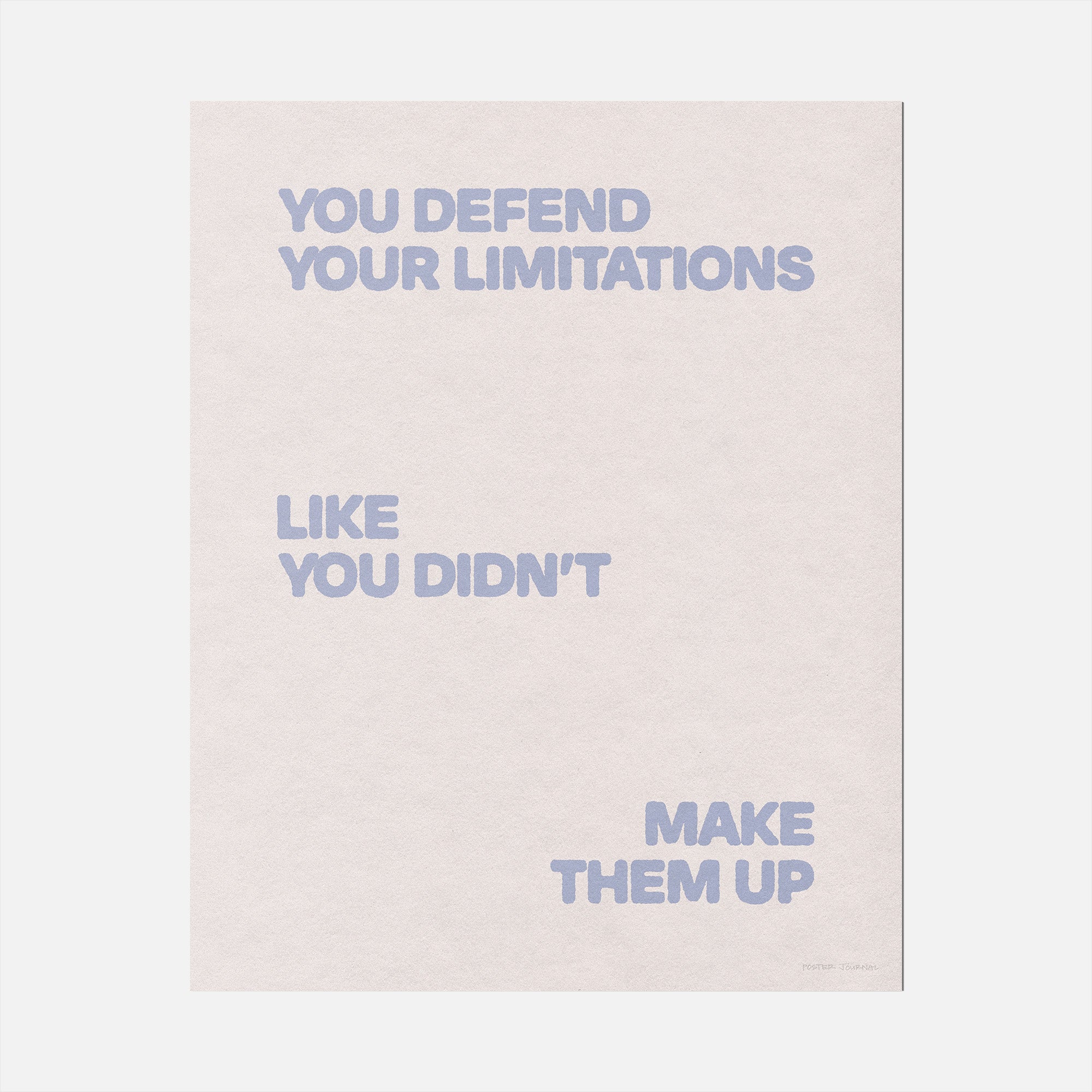LIMITATIONS PRINT