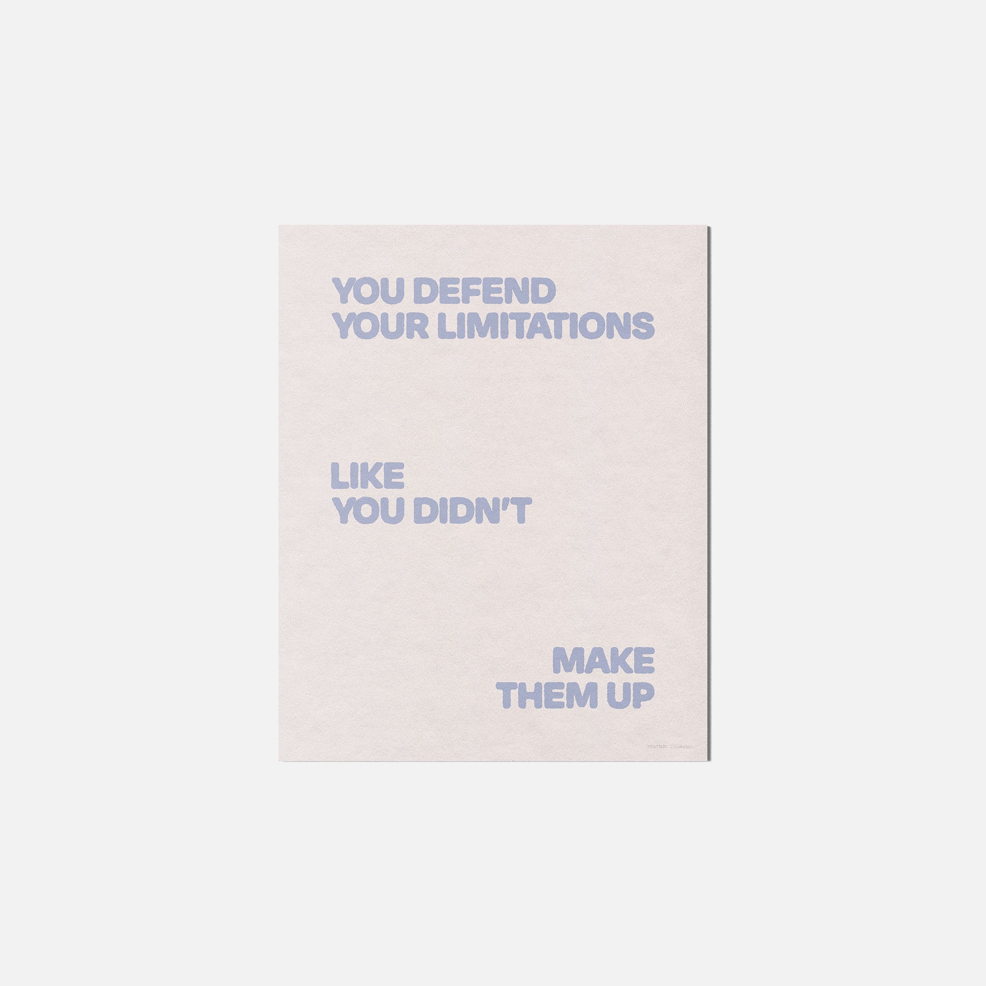 LIMITATIONS PRINT