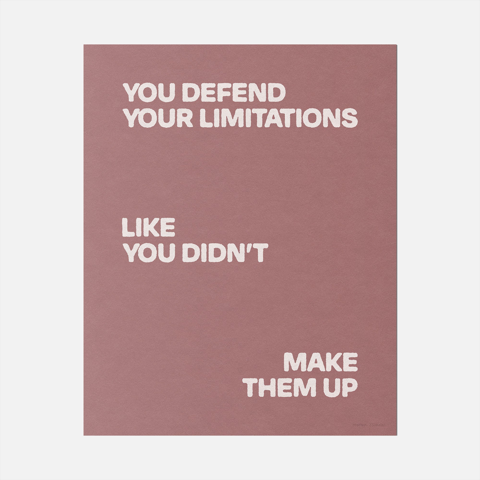 LIMITATIONS PRINT