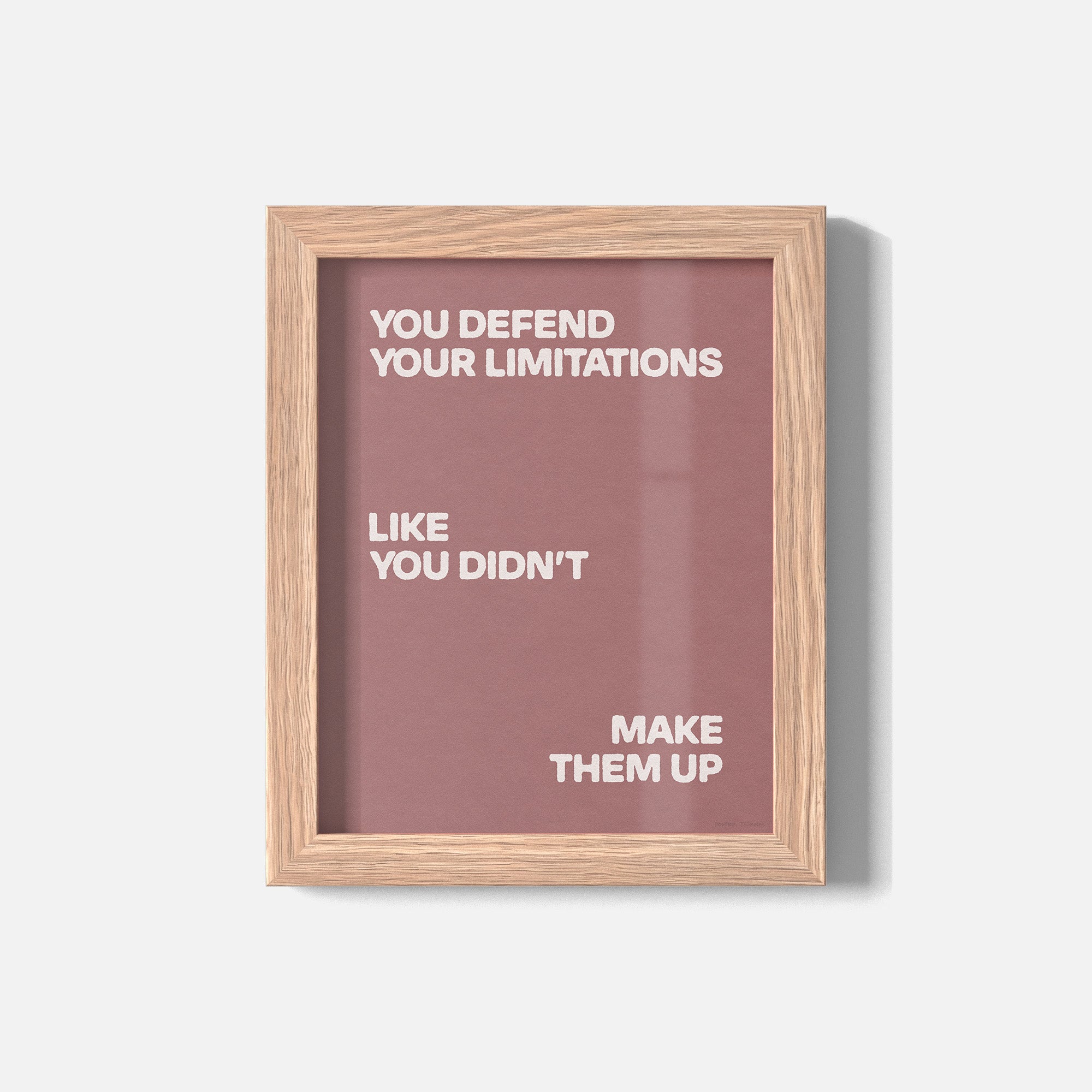 LIMITATIONS PRINT