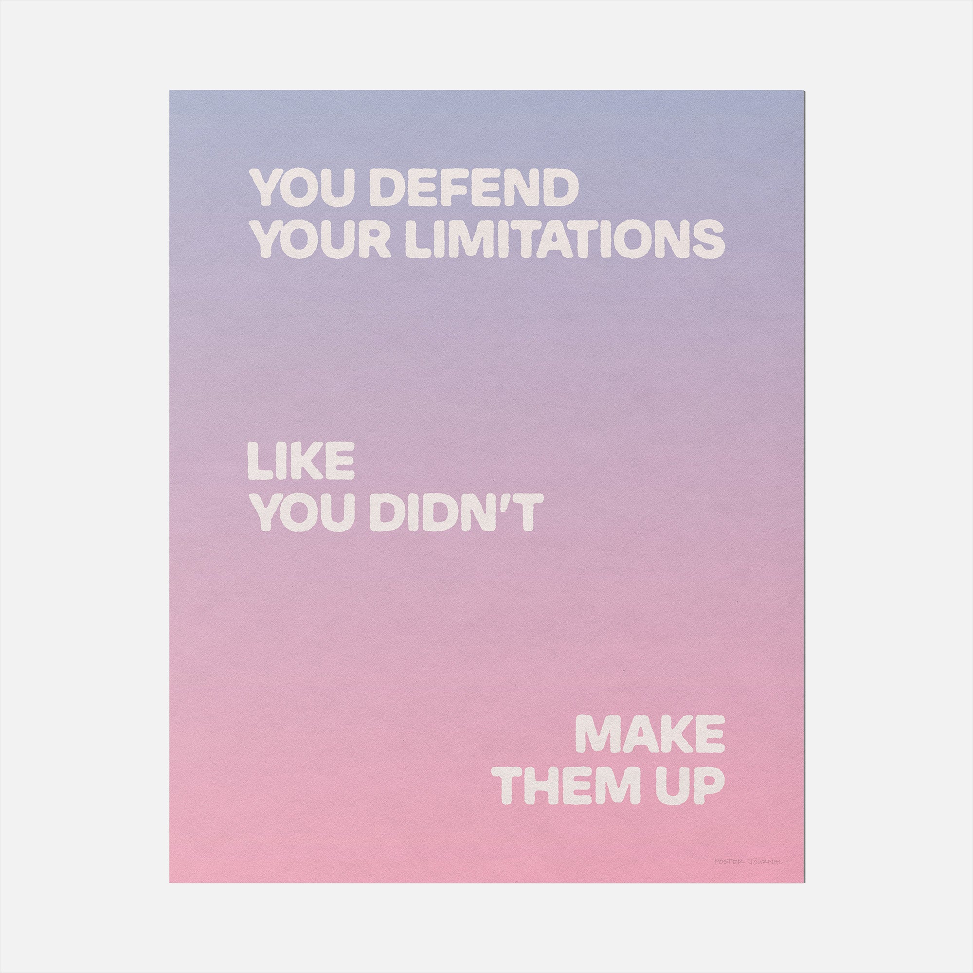 LIMITATIONS PRINT