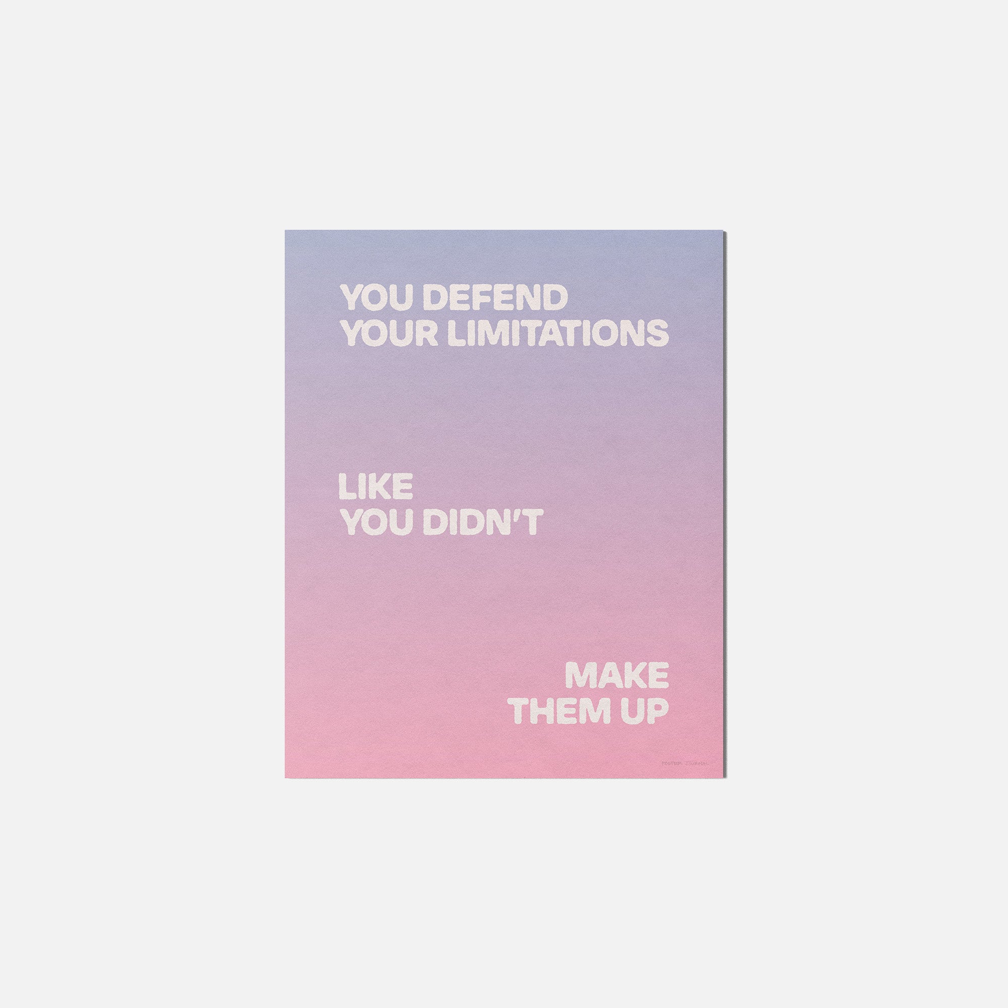 LIMITATIONS PRINT