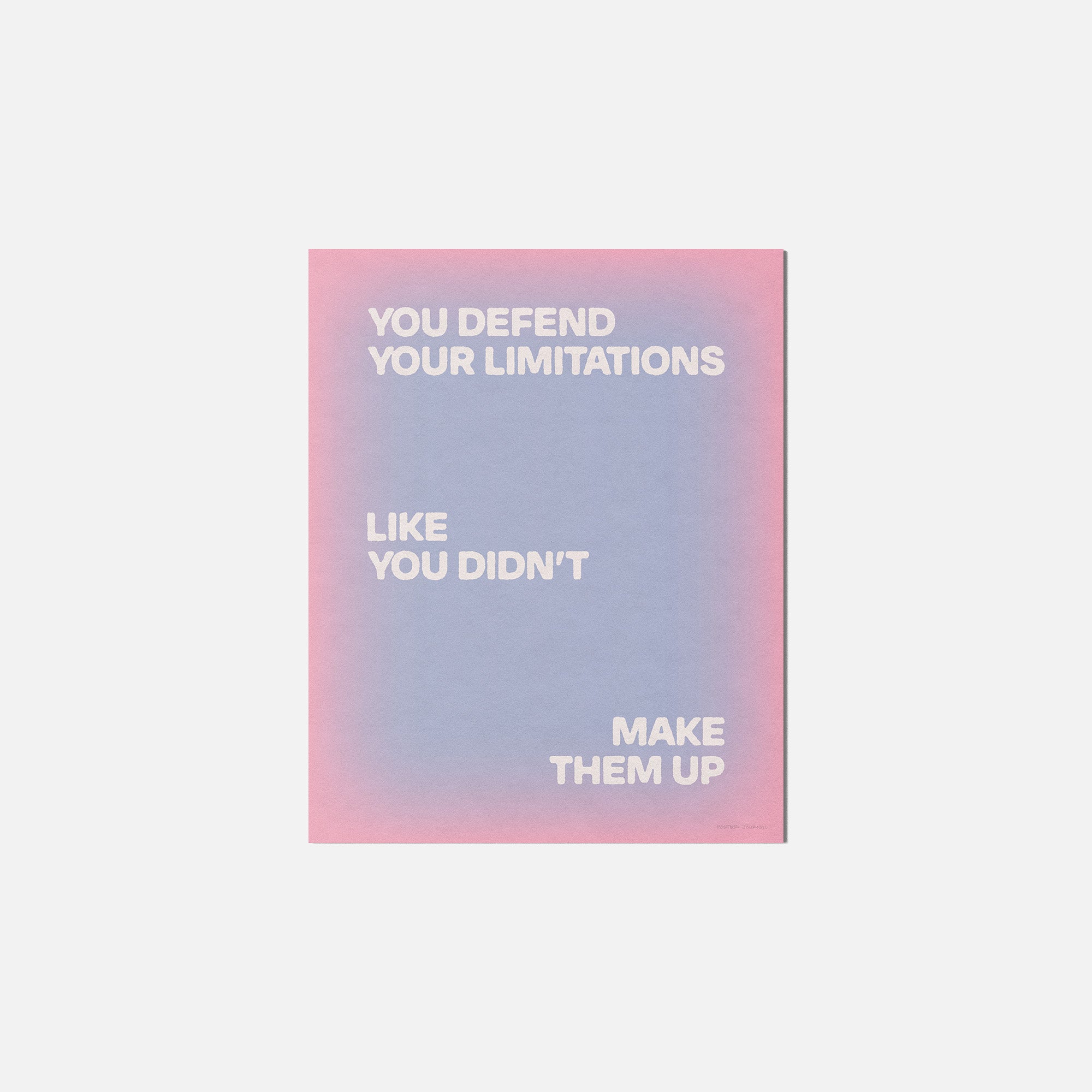 LIMITATIONS PRINT